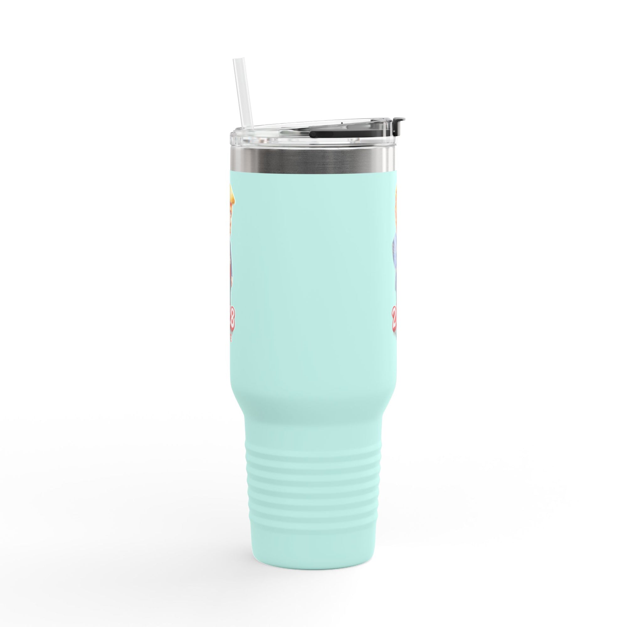 Insulated Travel Mug - 40oz ‘2028 Vote’ Design for Politically Engaged Adults