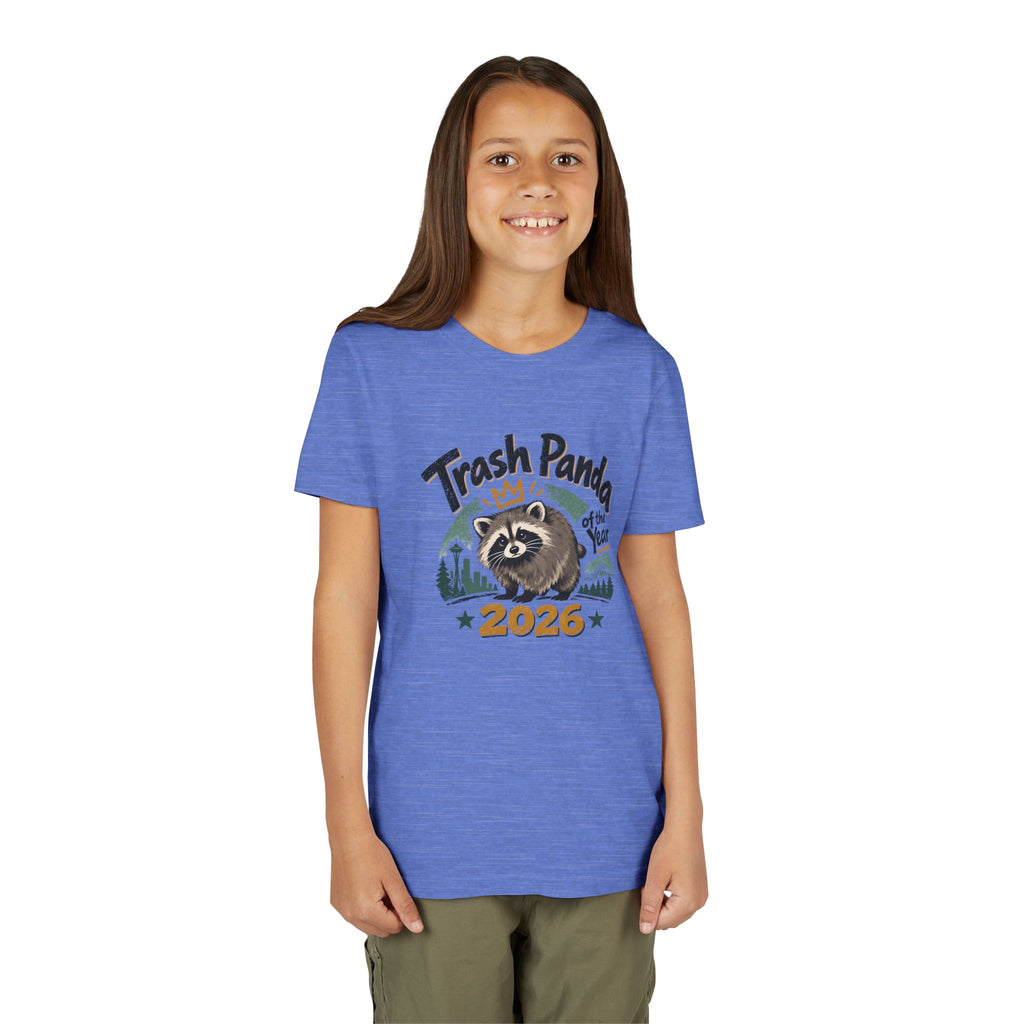 Trash Panda of the Year 2026 Youth T-Shirt | Jimothy-Inspired Raccoon Tee