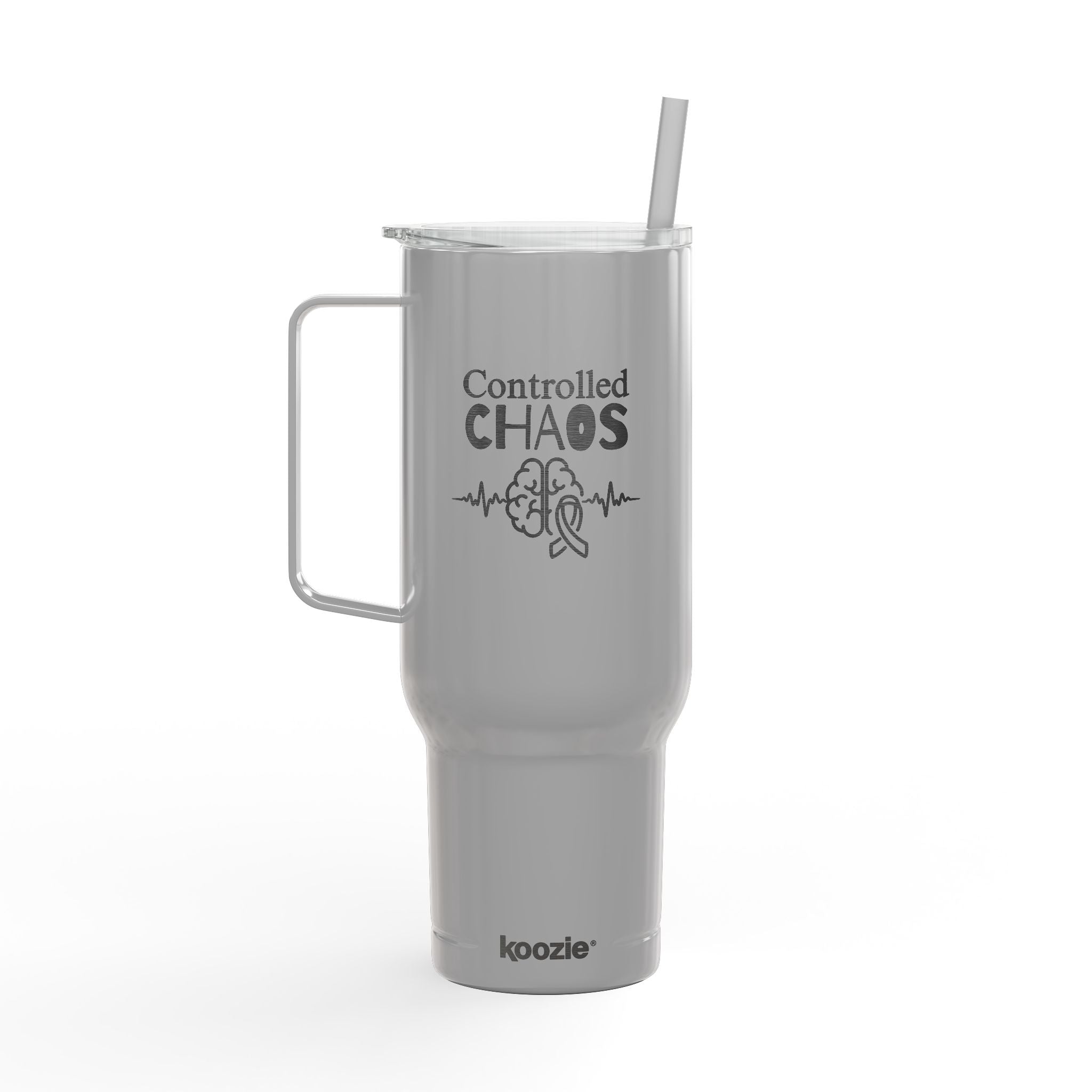 Controlled Chaos 40oz Tumbler – Neurostrong Insulated Travel Mug