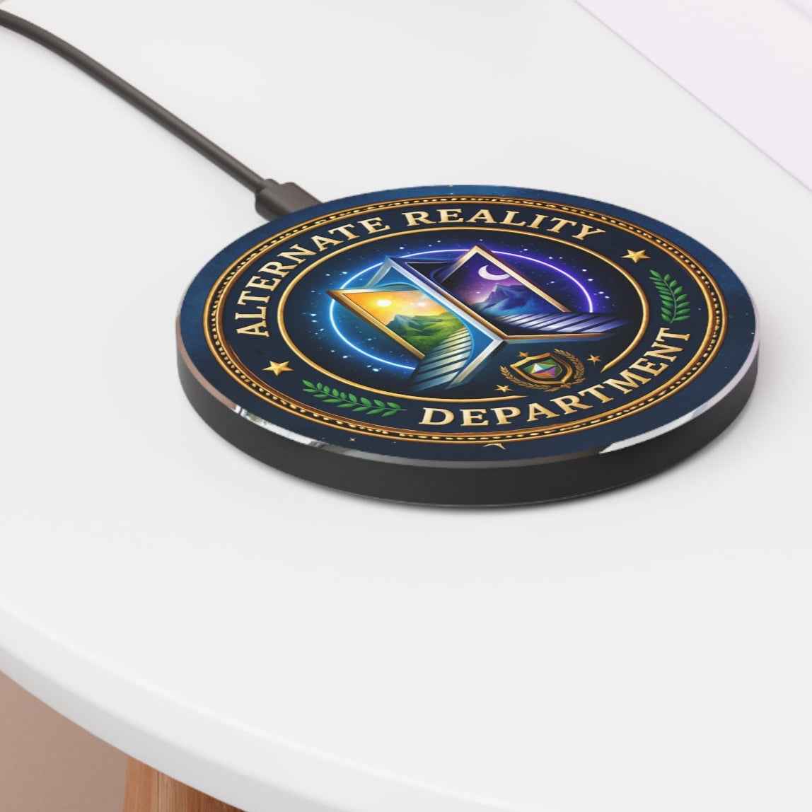 Alternate Reality Department Wireless Charger – Multiverse Qi Charging Pad