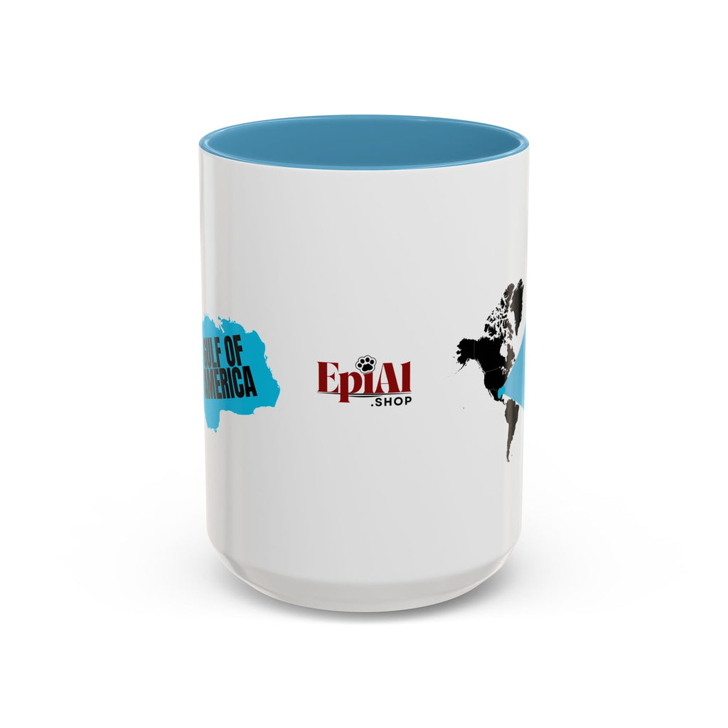 American Gulf Map Accent Coffee Mug
