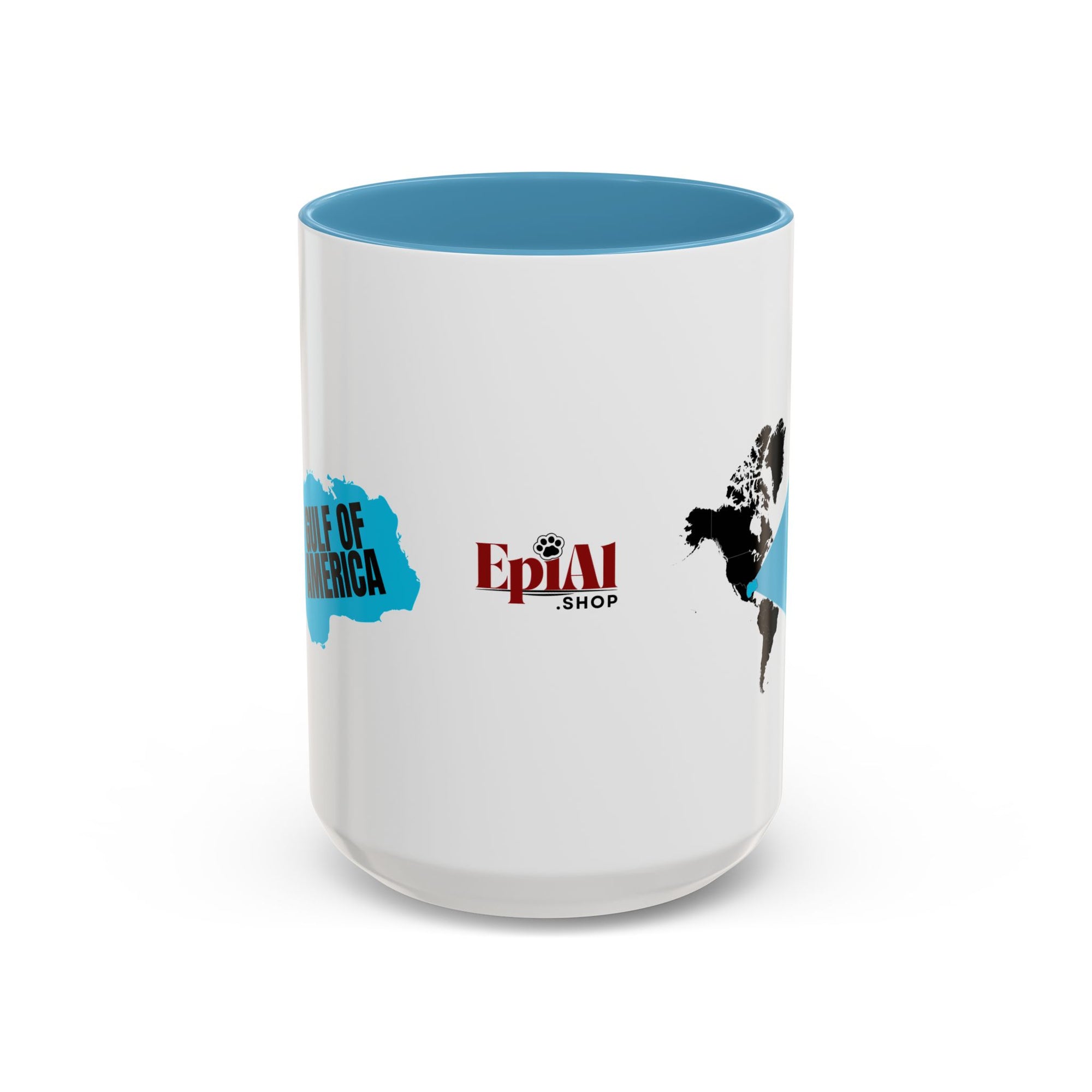 American Gulf Map Accent Coffee Mug