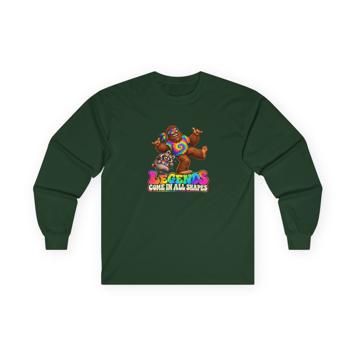 Legends Come in All Shapes | Bigfoot & Jimothy Retro Long-Sleeve Tee