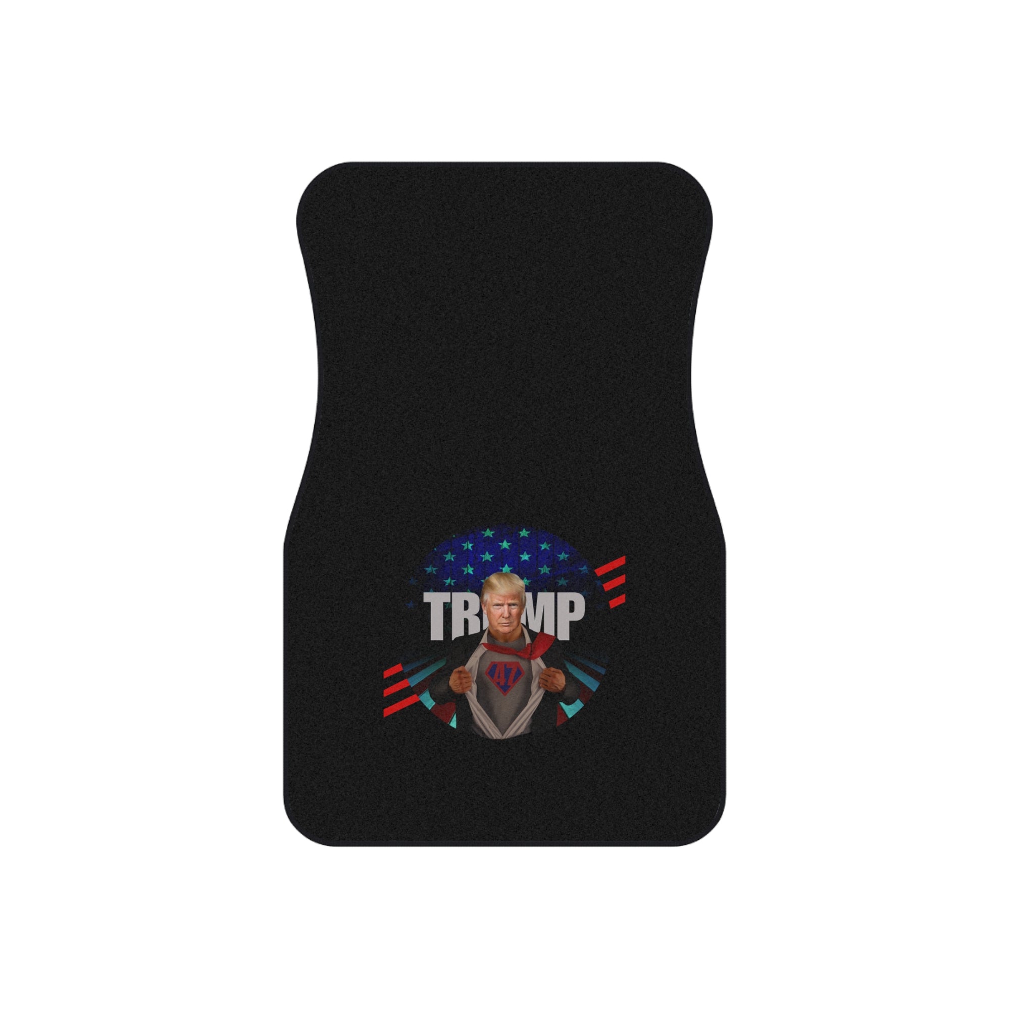 Patriotic Car Mats Set - Trump Inspired Design - Set of 4