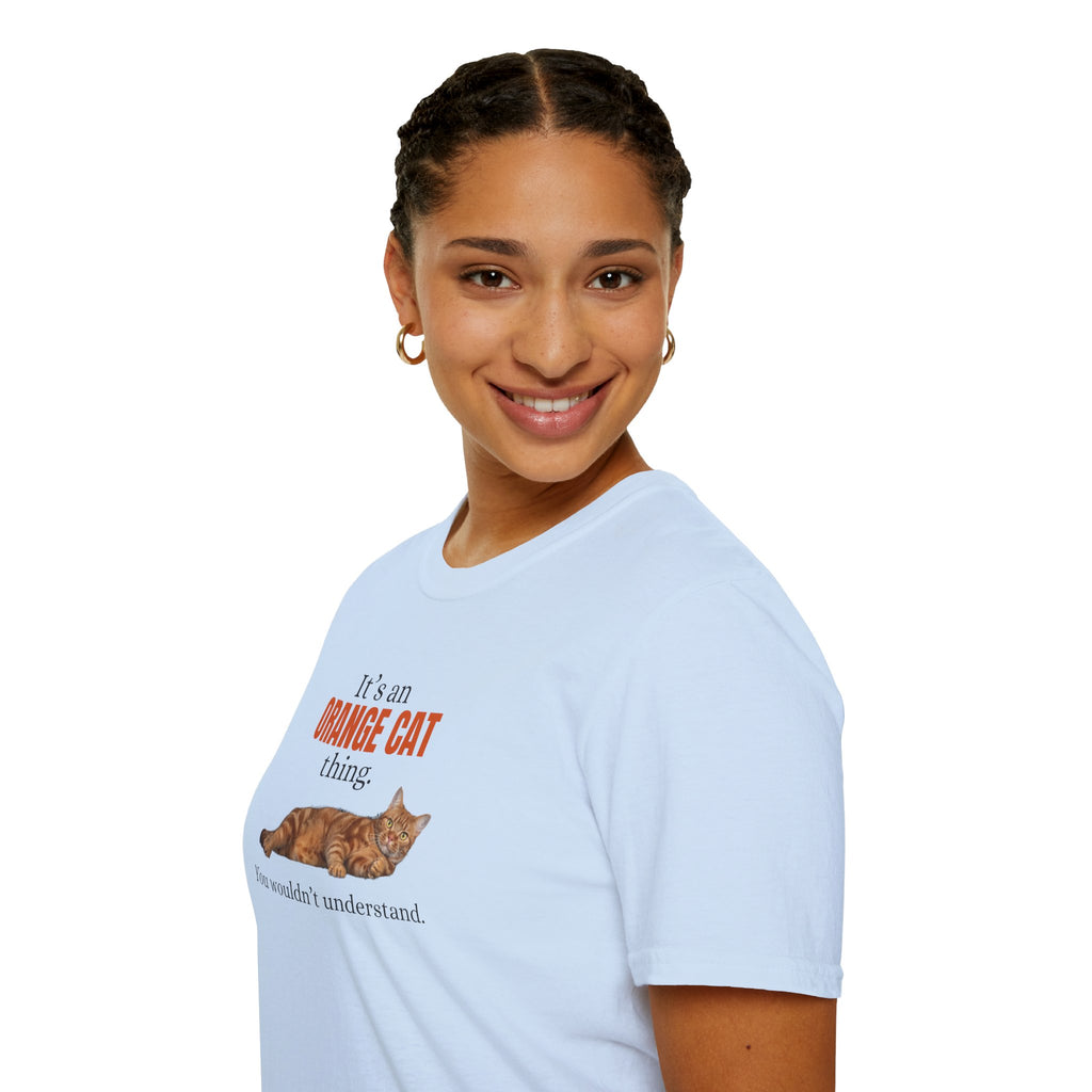 It's an Orange Cat Thing Unisex Softstyle T-Shirt