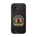 Department of Feline Oversight iPhone Case – “Designated Human” Official Seal, MagSafe Slim Case with Card Slot