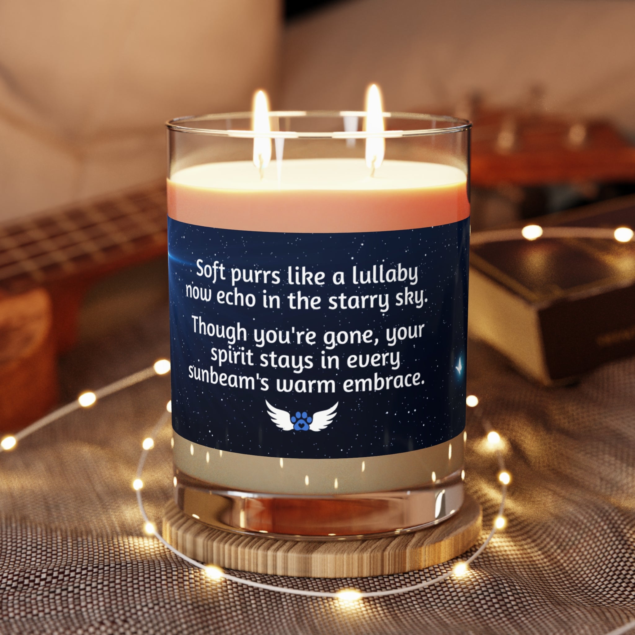 Photo depicting the ​Your Spirit Stays Scented Candle - Full Glass, 11oz from EpiAl's Shop.