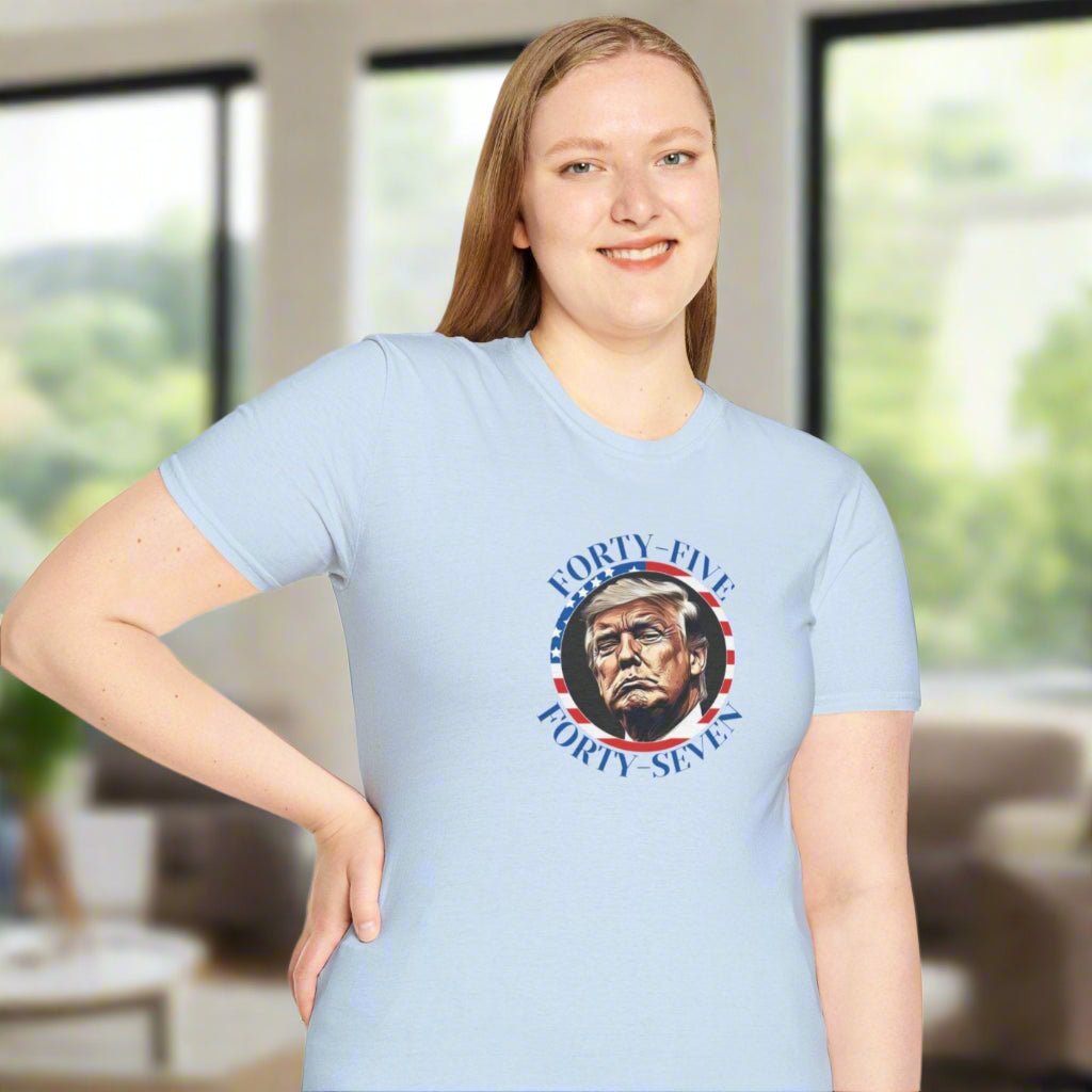 45 47 Trump Softstyle T-Shirt - Clothing, T-shirts - EpiAl's Shop