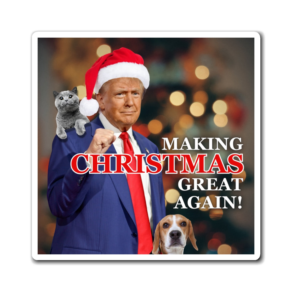 Making Christmas Great Again Magnets
