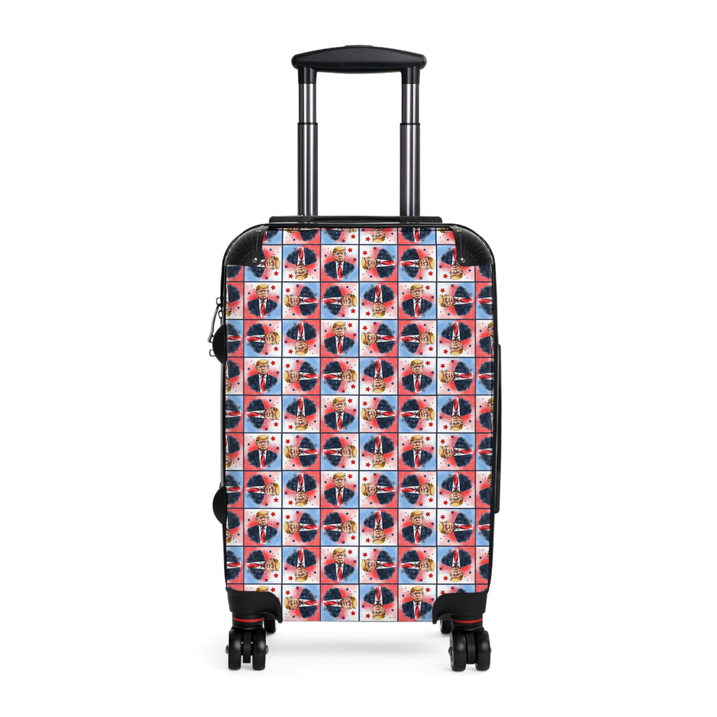 Colorful Trump Travel Suitcase