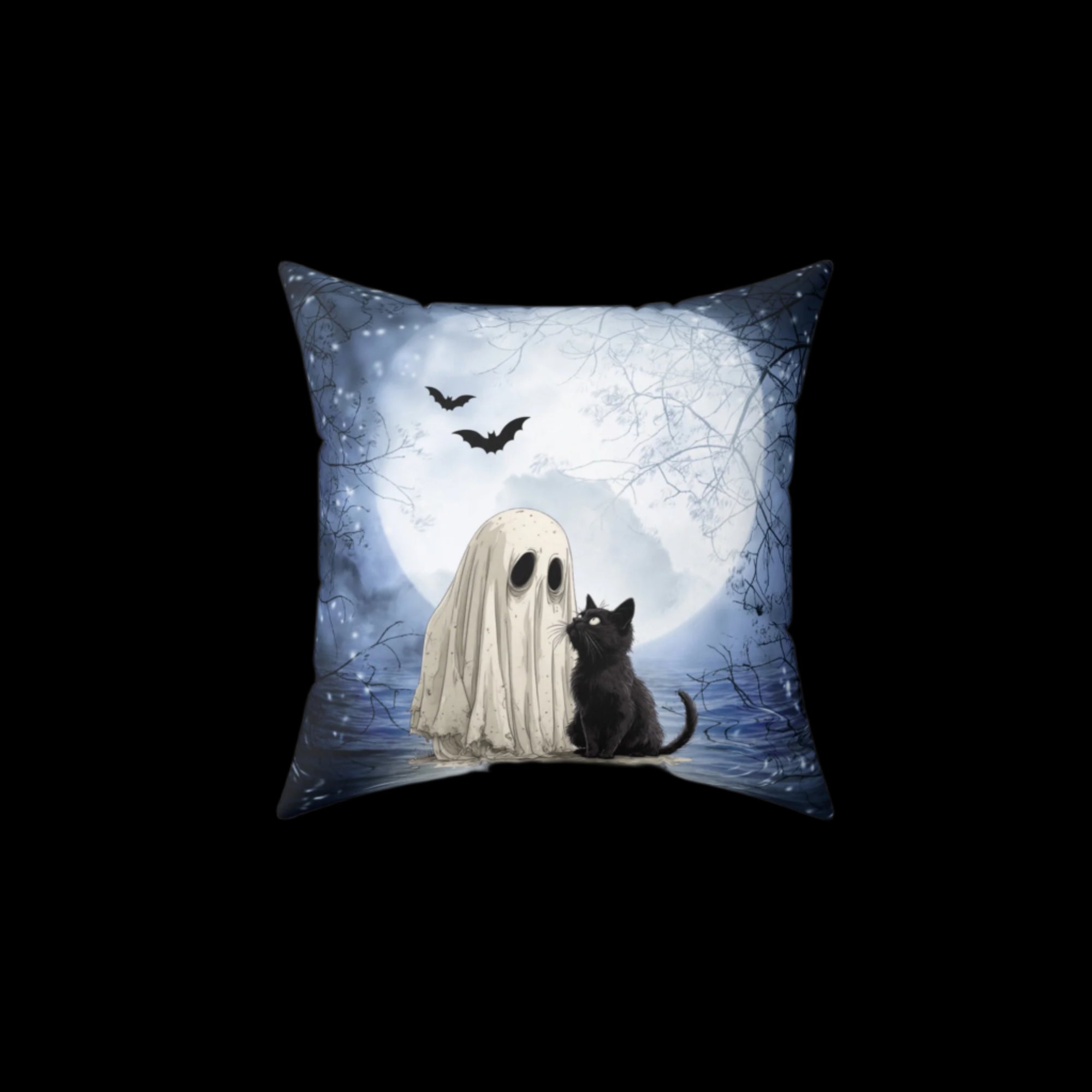 Best Ghostly Friends Decorative Pillow, Home Decor