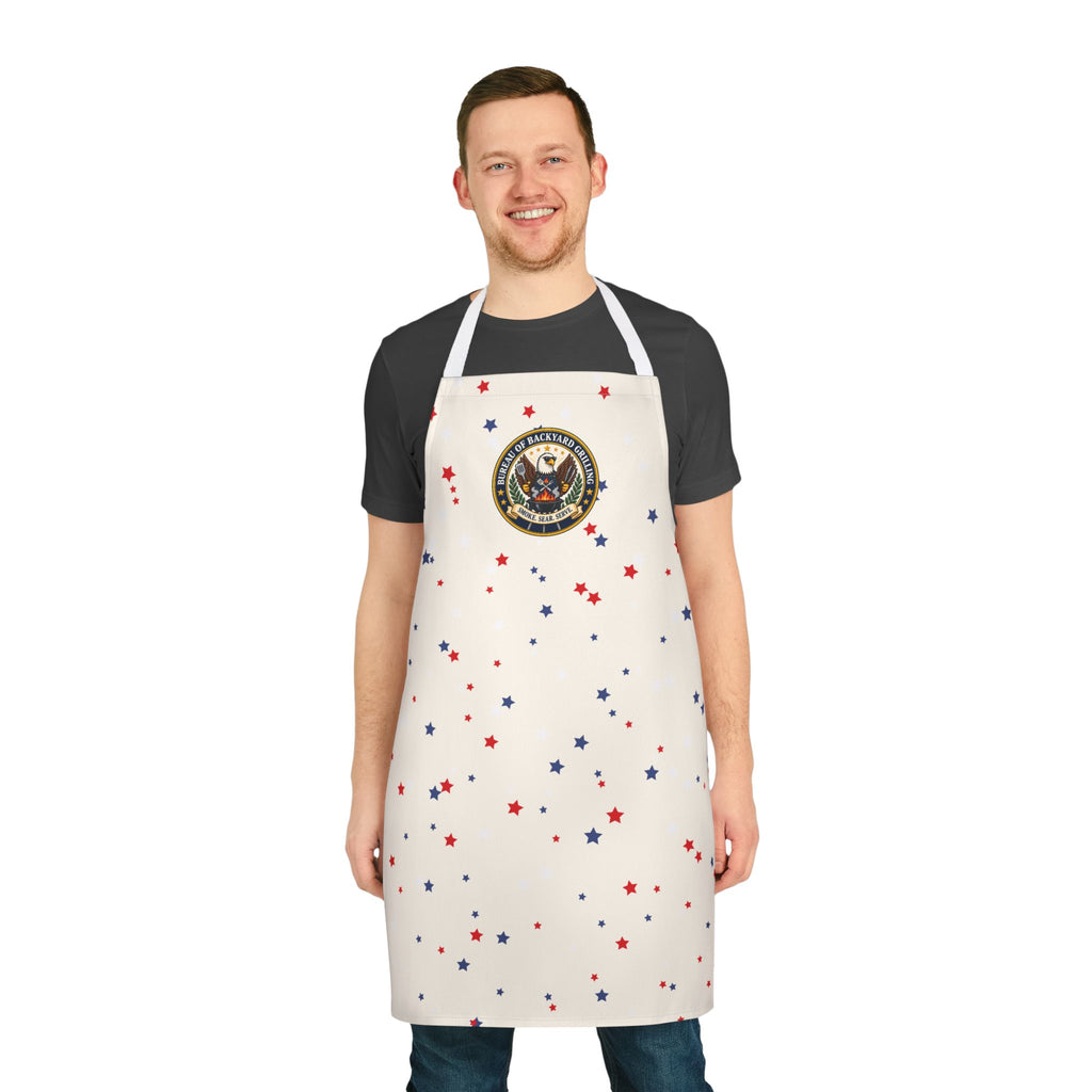 Bureau of Backyard Grilling Patriotic Apron