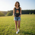 Whimsical Mushroom Cottage Women’s Garment-Dyed Tank Top