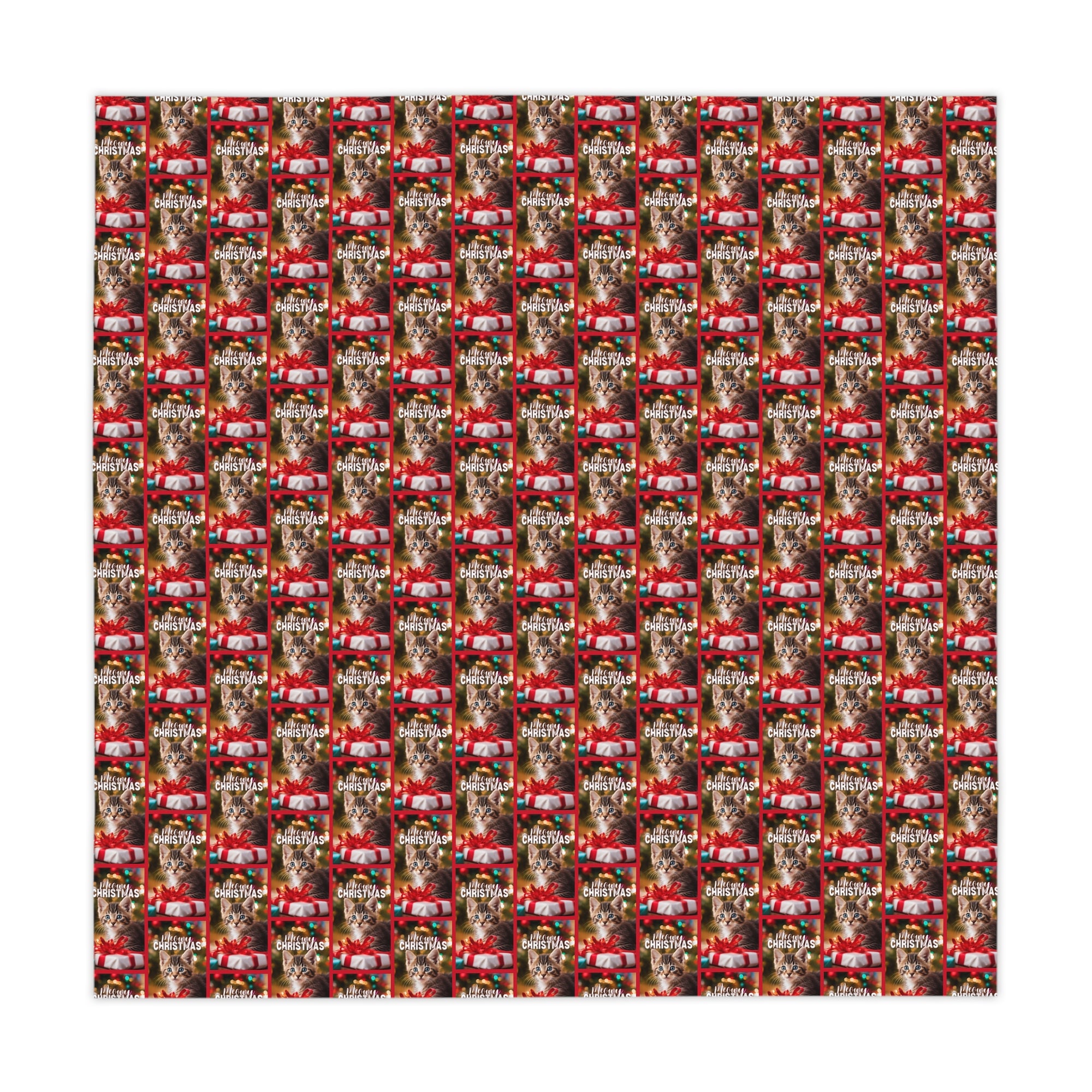 Meowy Christmas Tablecloth