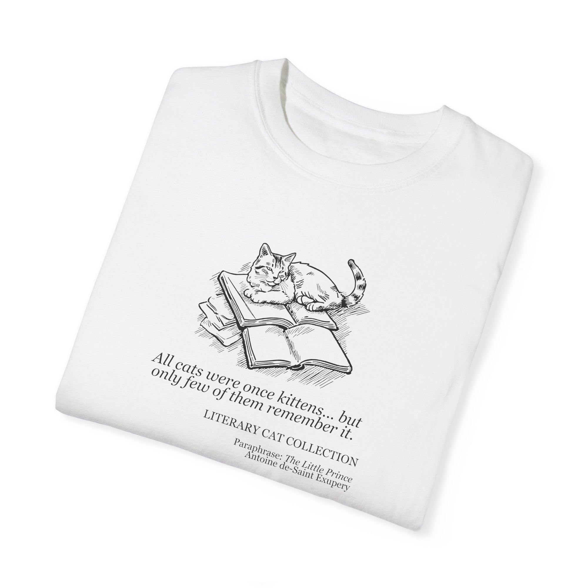 Literary Cat Unisex T-Shirt - The Little Prince