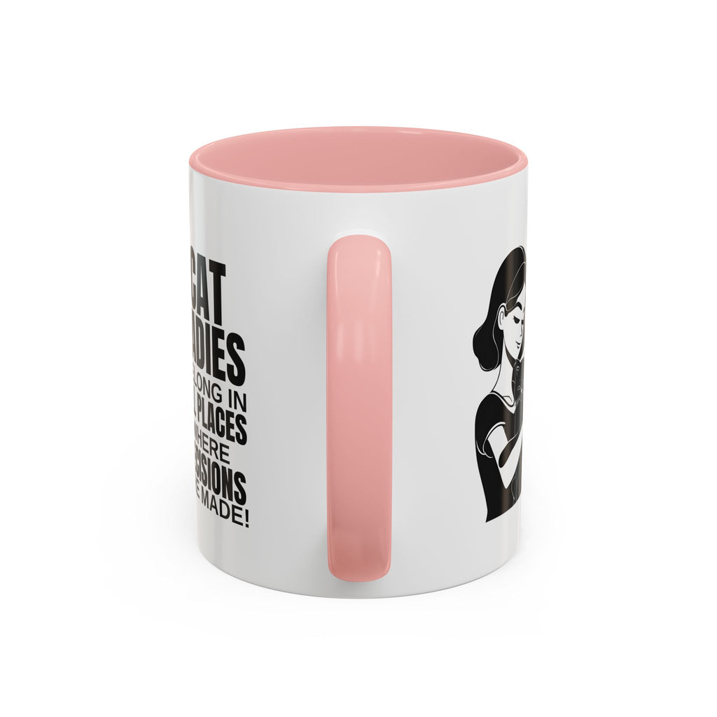 Cat Ladies Belong Accent Mug
