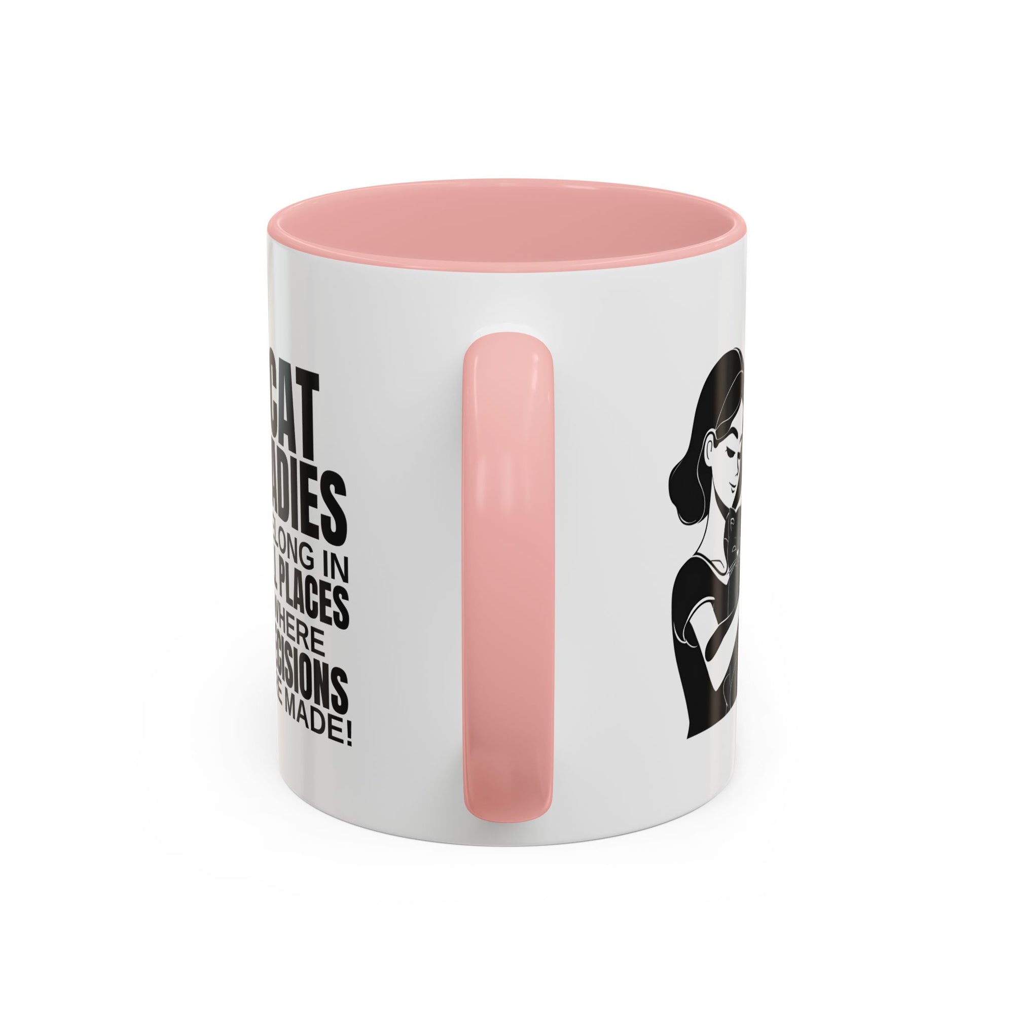 Cat Ladies Belong Accent Mug