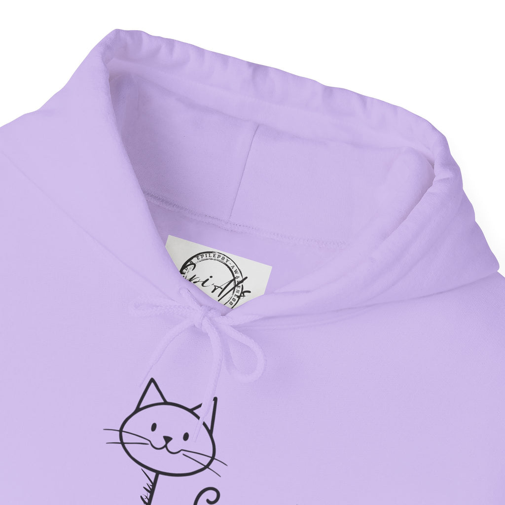 Cozy Stick Cat Lover Hoodie
