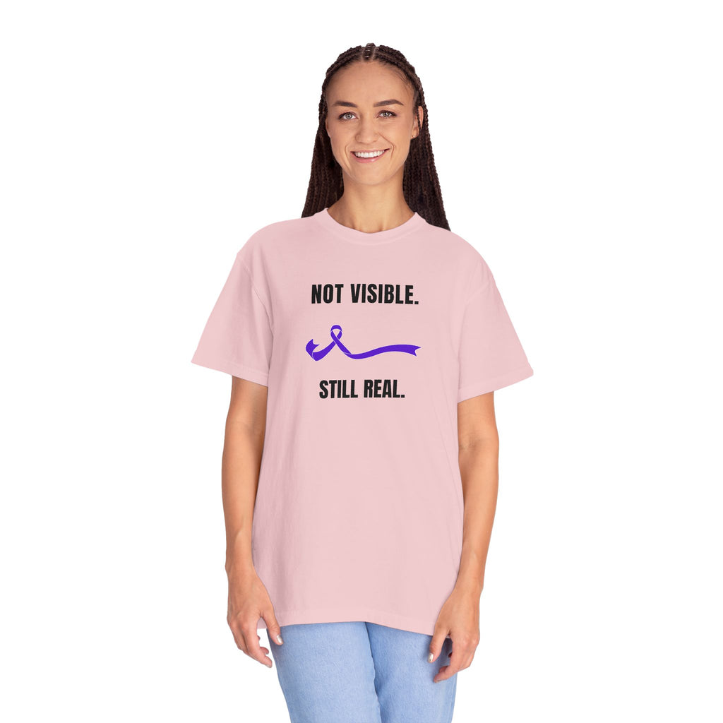 Not Visible. Still Real. T-Shirt – Epilepsy Awareness Apparel