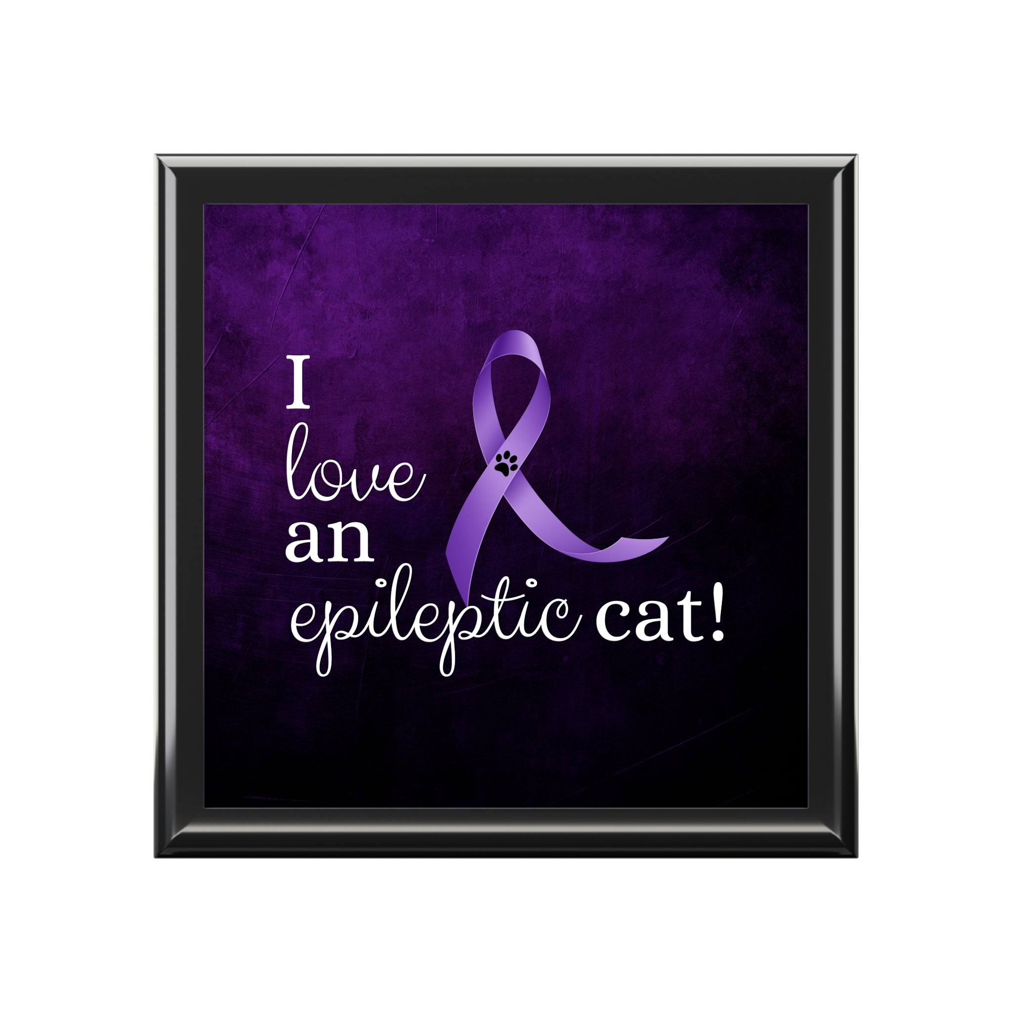 I Love an Epileptic Cat Jewelry Box - EpiAl's Shop
