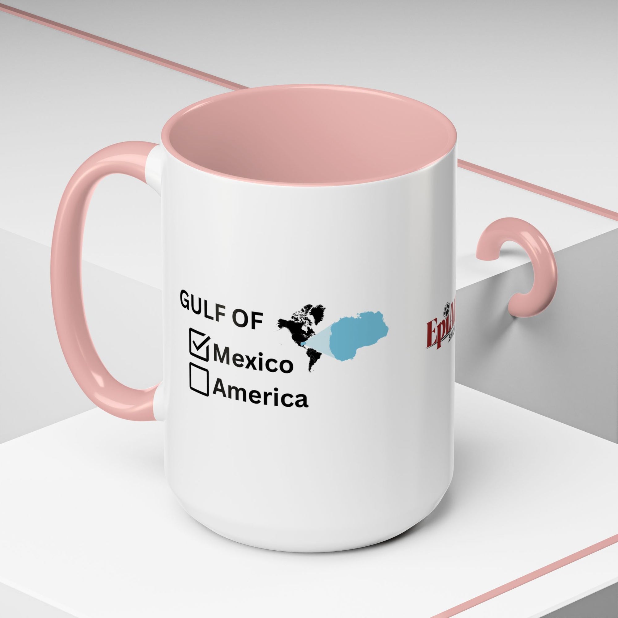Gulf of Mexico Checkbox Accent Coffee Mug