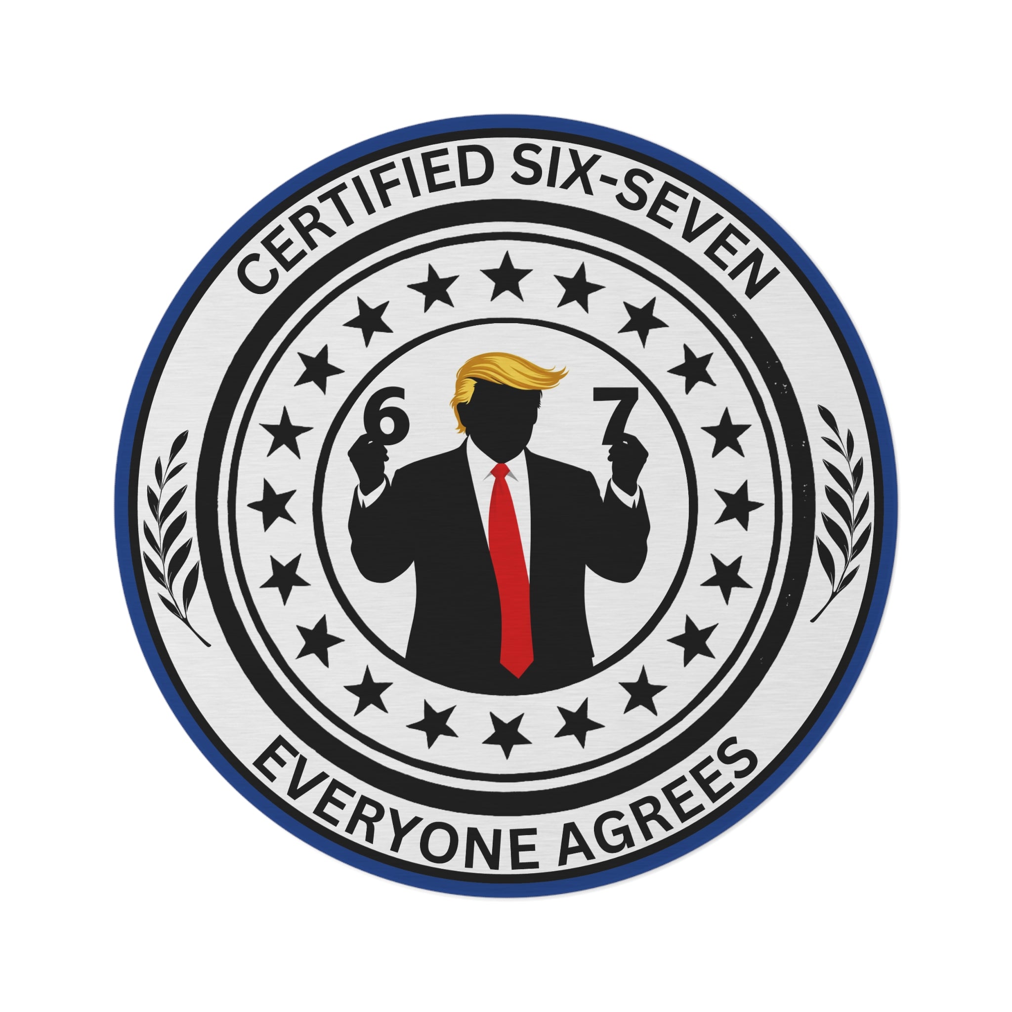 Certified Six–Seven – Round Statement Rug