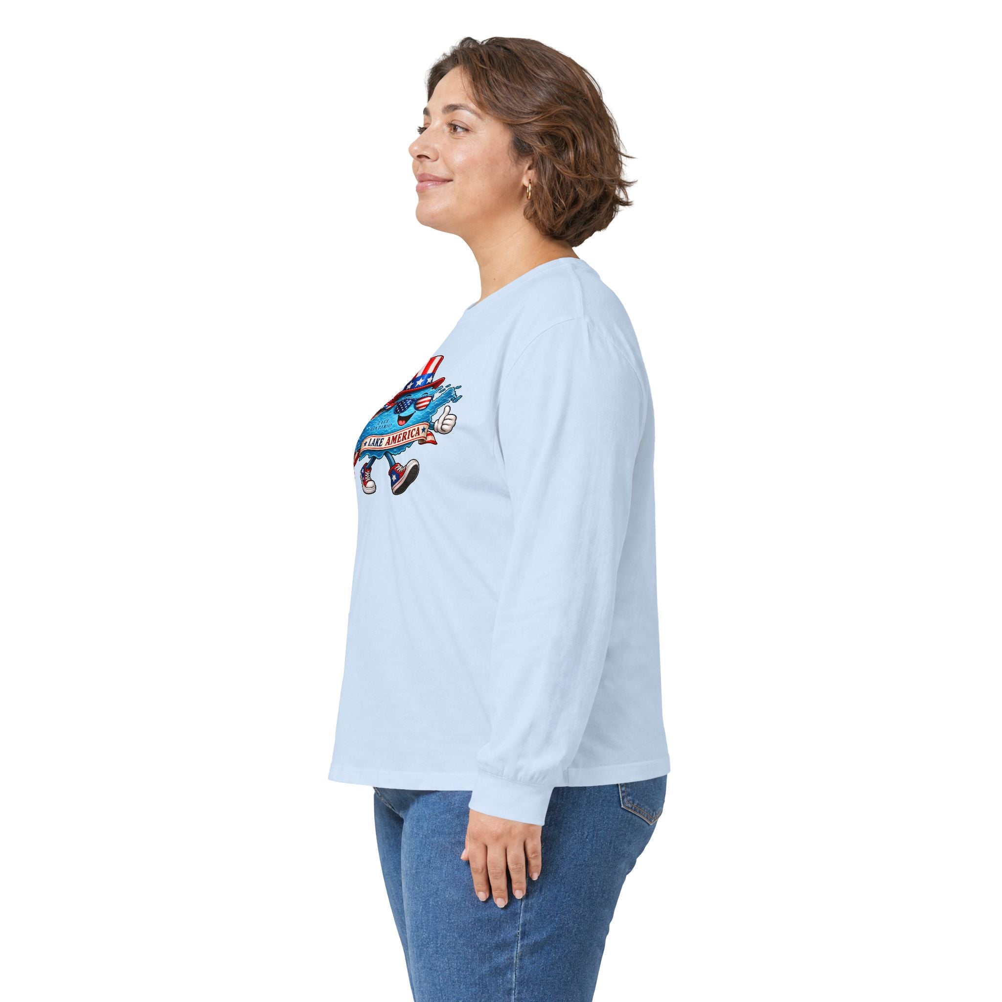 Lake Ontario Dressed as Lake America Halloween Unisex Long Sleeve Tee