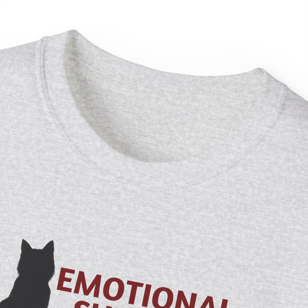 Emotional Support Cat Shirt, Unisex Ultra Cotton Tee - T - Shirt - Epileptic Al’s Shop