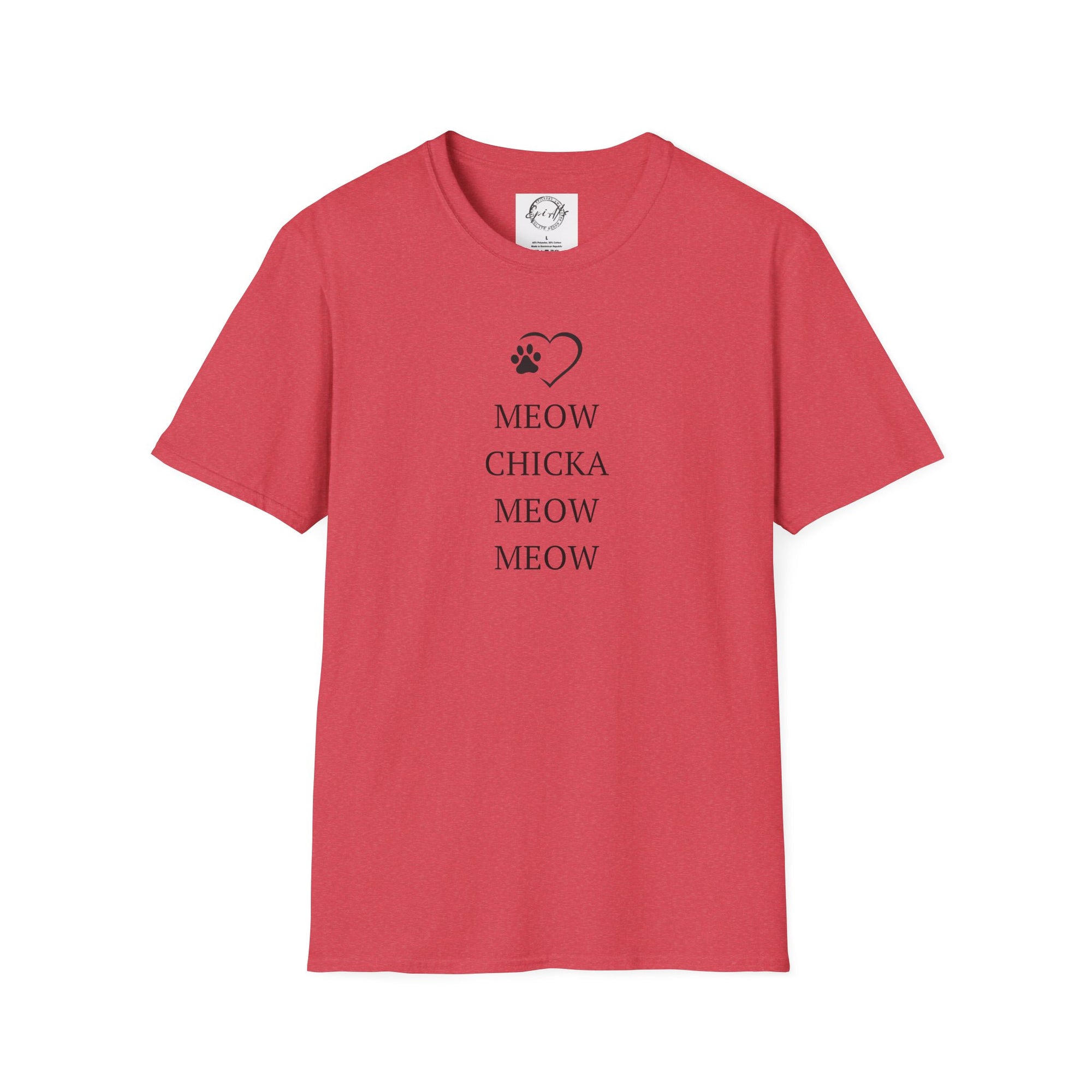Meow Chicka Meow Meow Unisex Softstyle T - Shirt - T - Shirt - Epileptic Al’s Shop