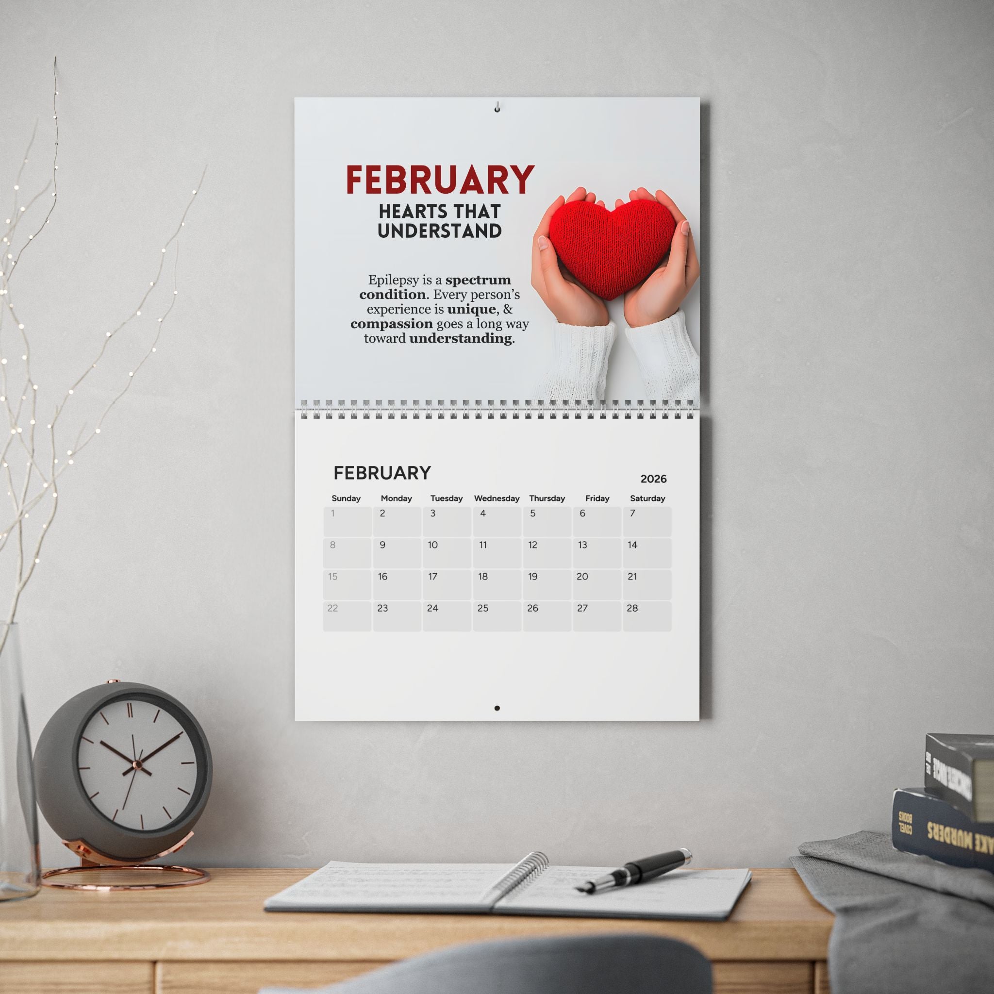 2026 Epilepsy Awareness Calendar - Seize the Moment