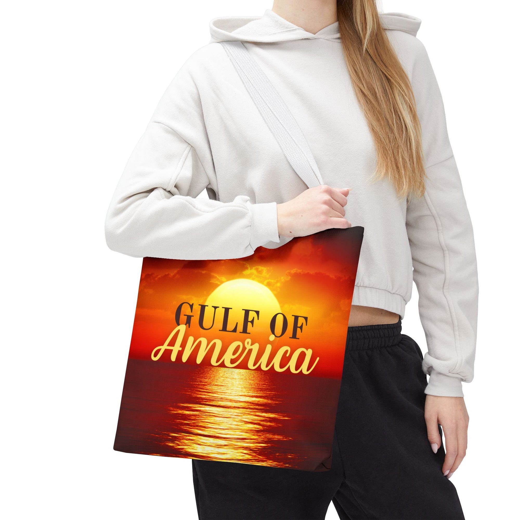 Gulf of America Sunset Tote Bag - Chic Beach Accessory Printify