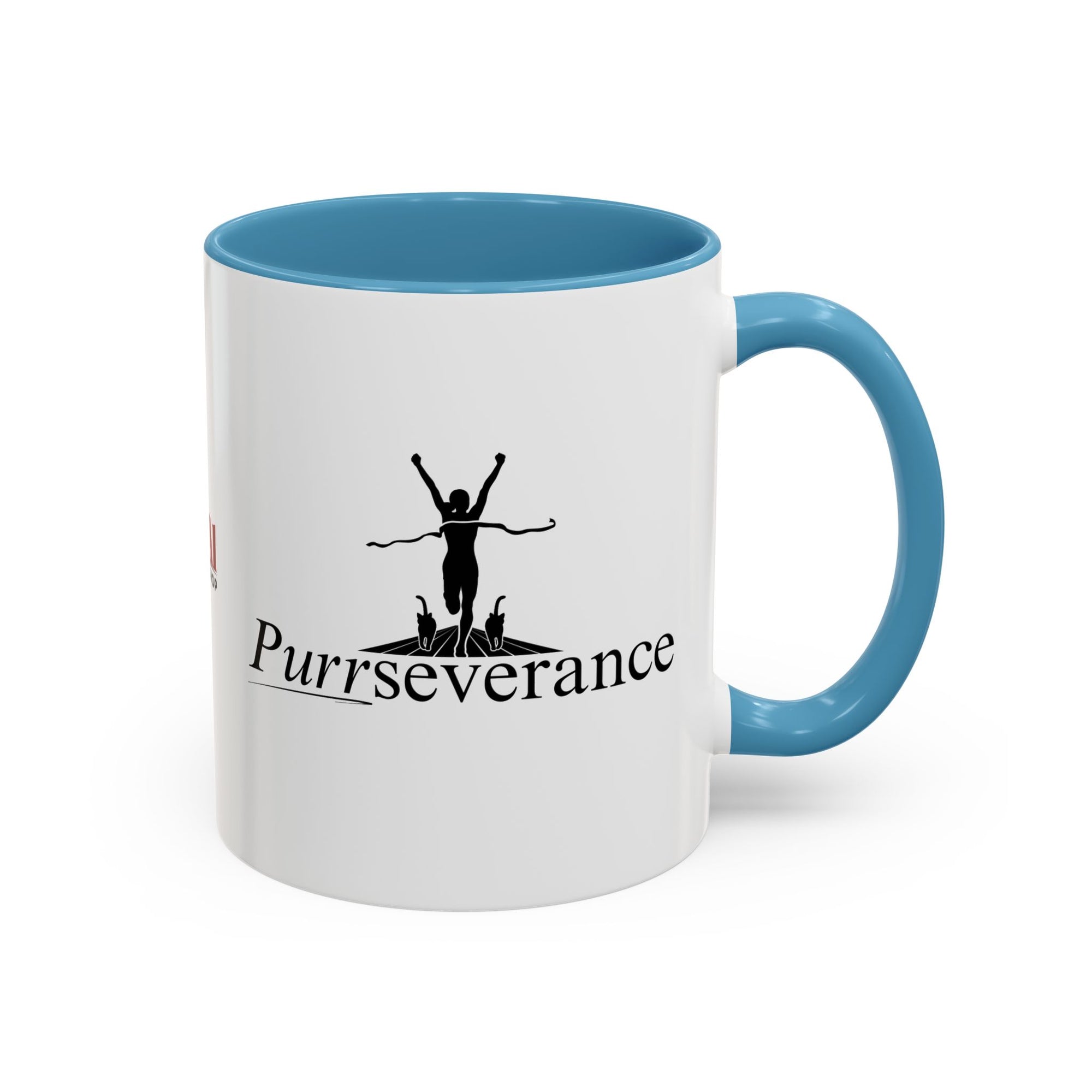Purrseverance Accent Coffee Mug (11, 15oz)