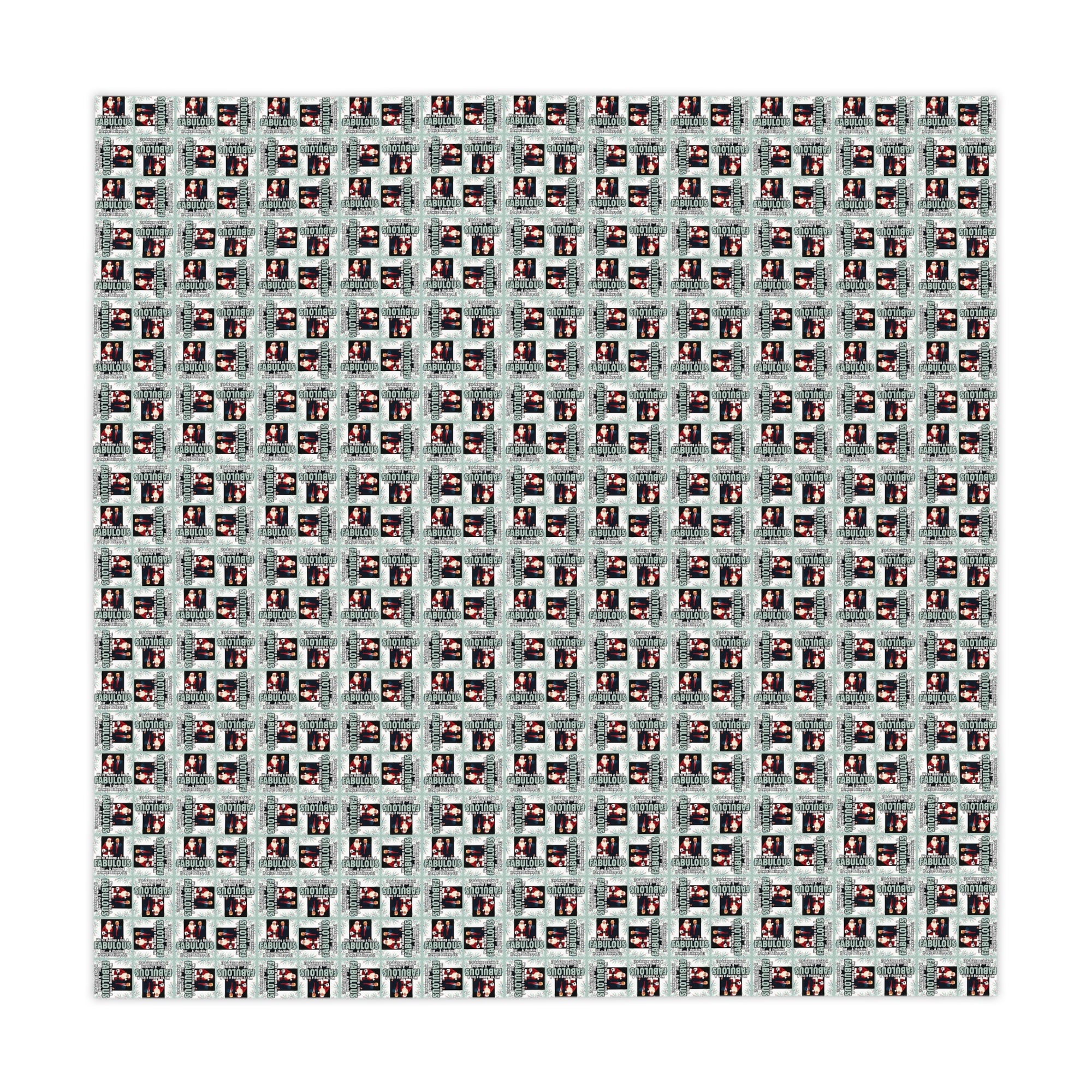 Santa Trump Fabulous List Christmas Tablecloth