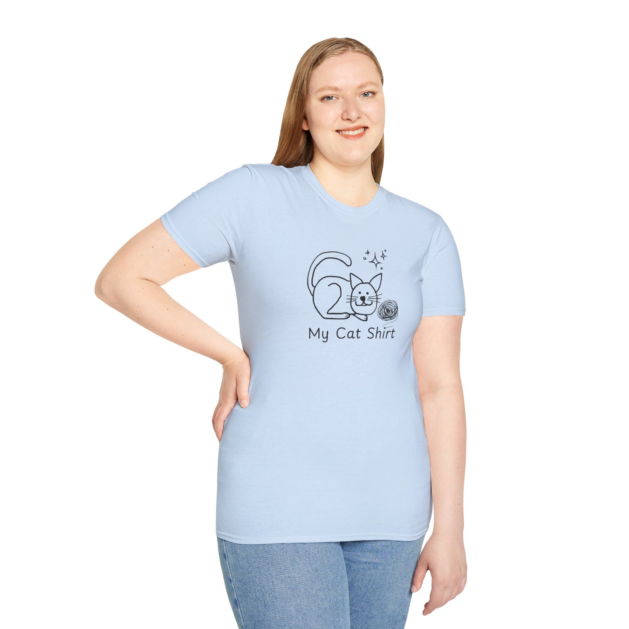 Cute Cat Lover T-Shirt - My Cat Shirt Design