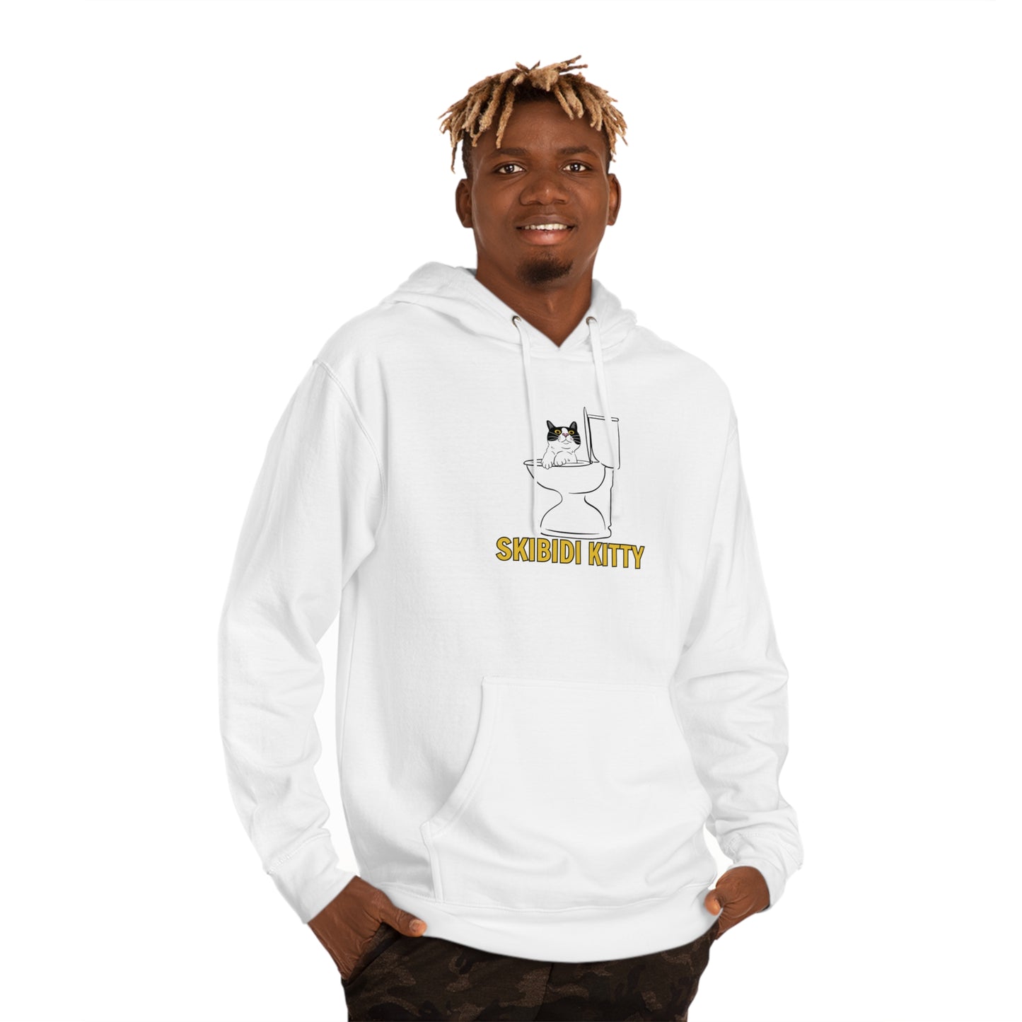 Skibidi Kitty Unisex Hooded Sweatshirt