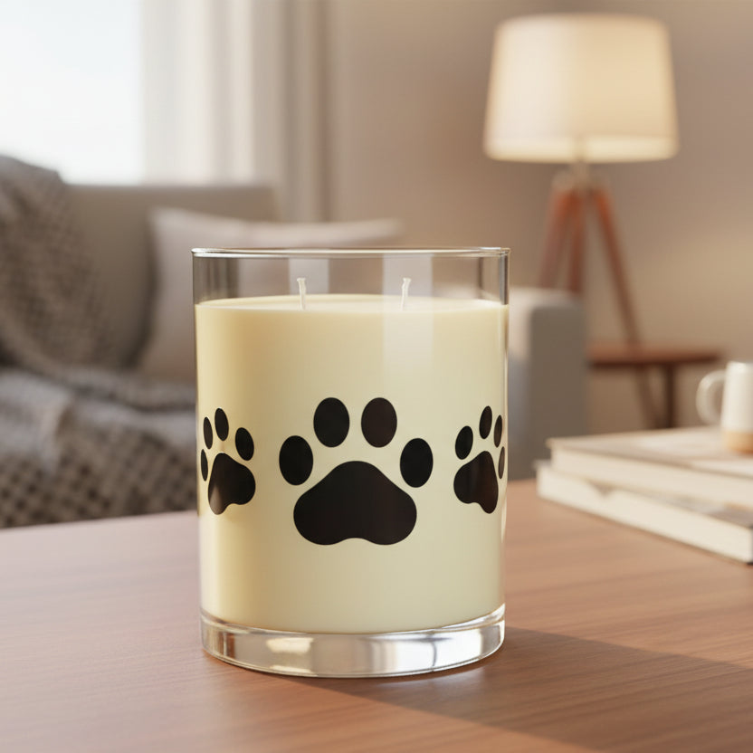 Paws & Reflect Soy Candle – Calm, Cozy, Slightly Judgmental