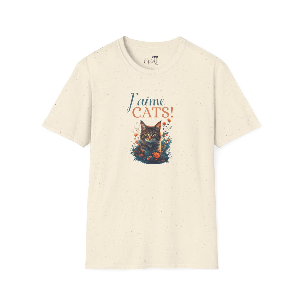 J'aime Cats Unisex Softstyle T-Shirt - Perfect Gift for Cat Lovers