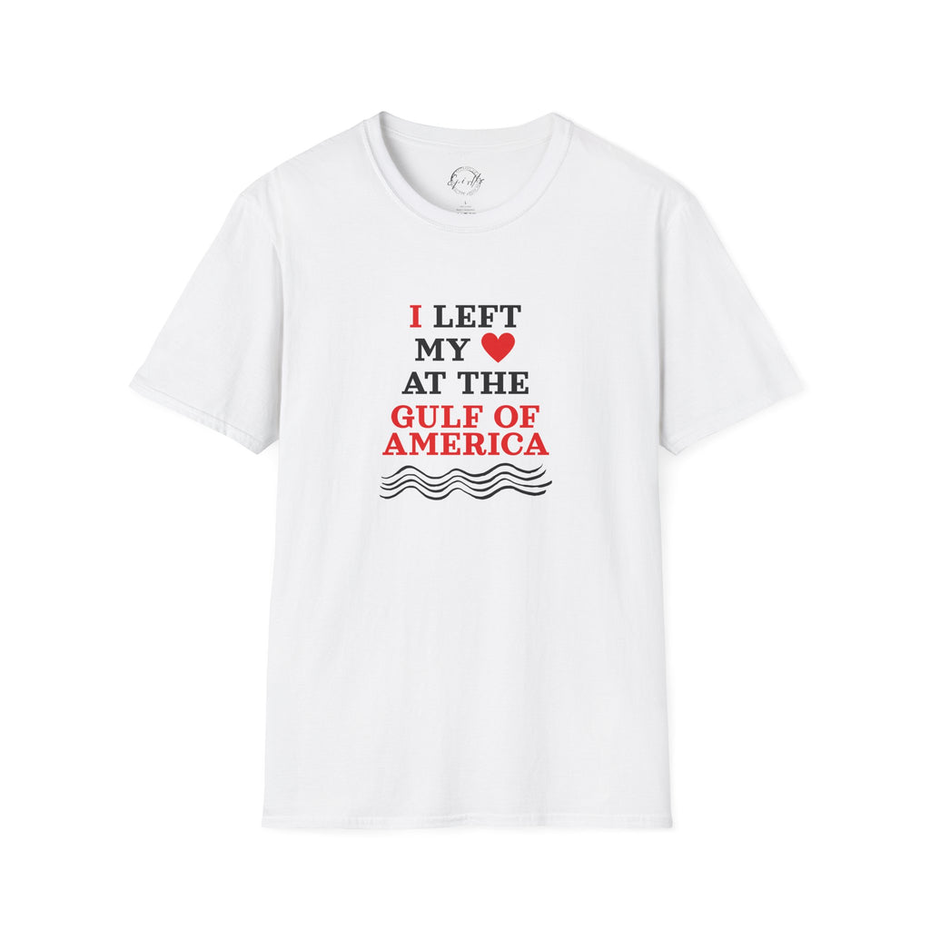 I Left My Heart at the Gulf Unisex Softstyle T-Shirt - Perfect for Travelers