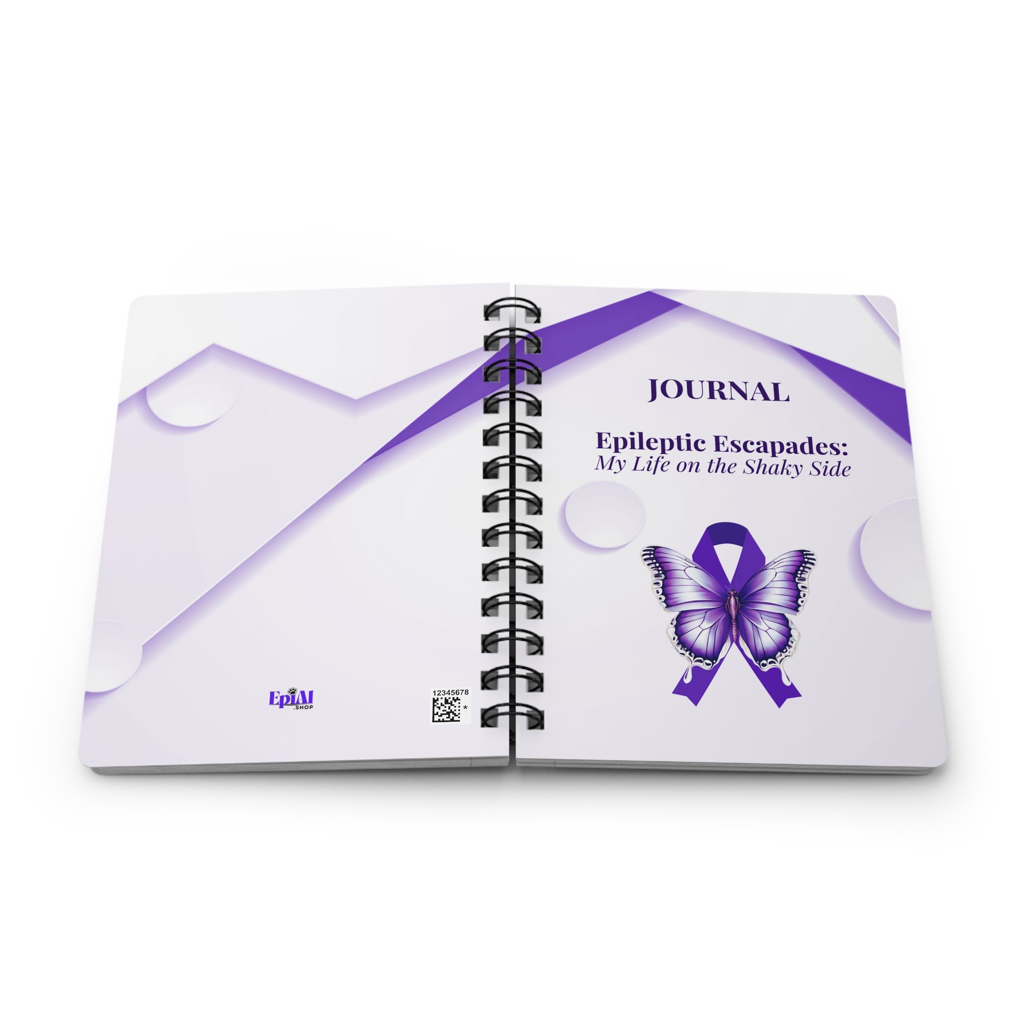 Epileptic Escapades Spiral Bound Journal - EpiAl's Shop