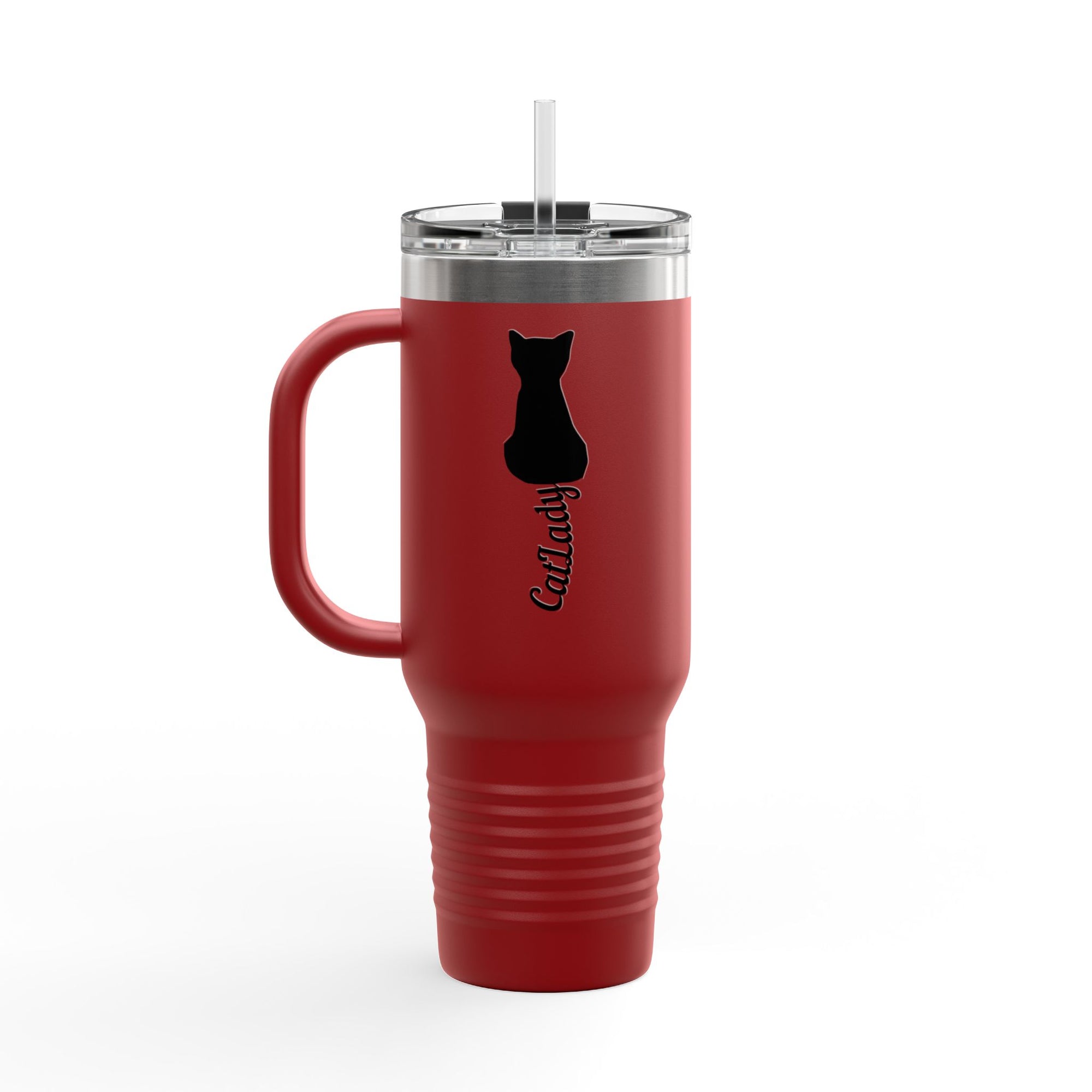 Cursive Tail Cat Lady Insulated Travel Mug | 40oz