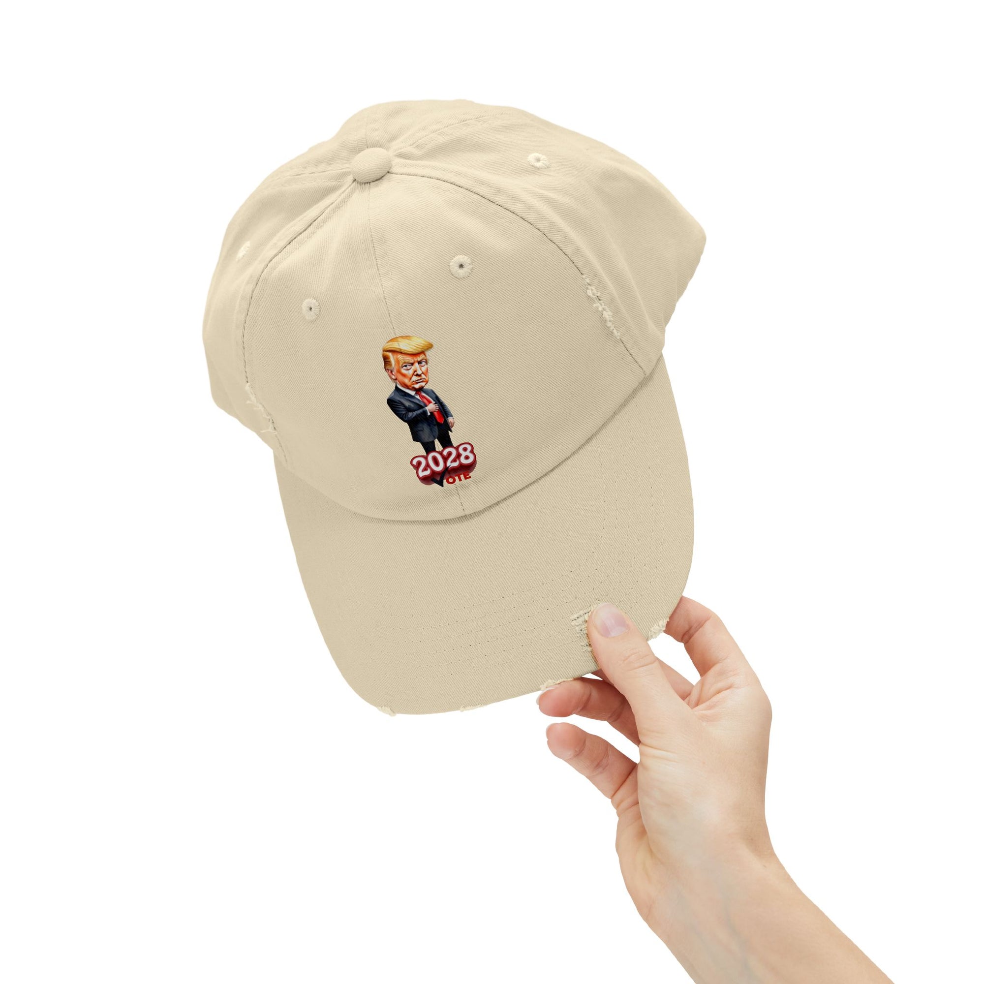2028 Vote Distressed Unisex Cap - Fun Political Hat for Enthusiasts