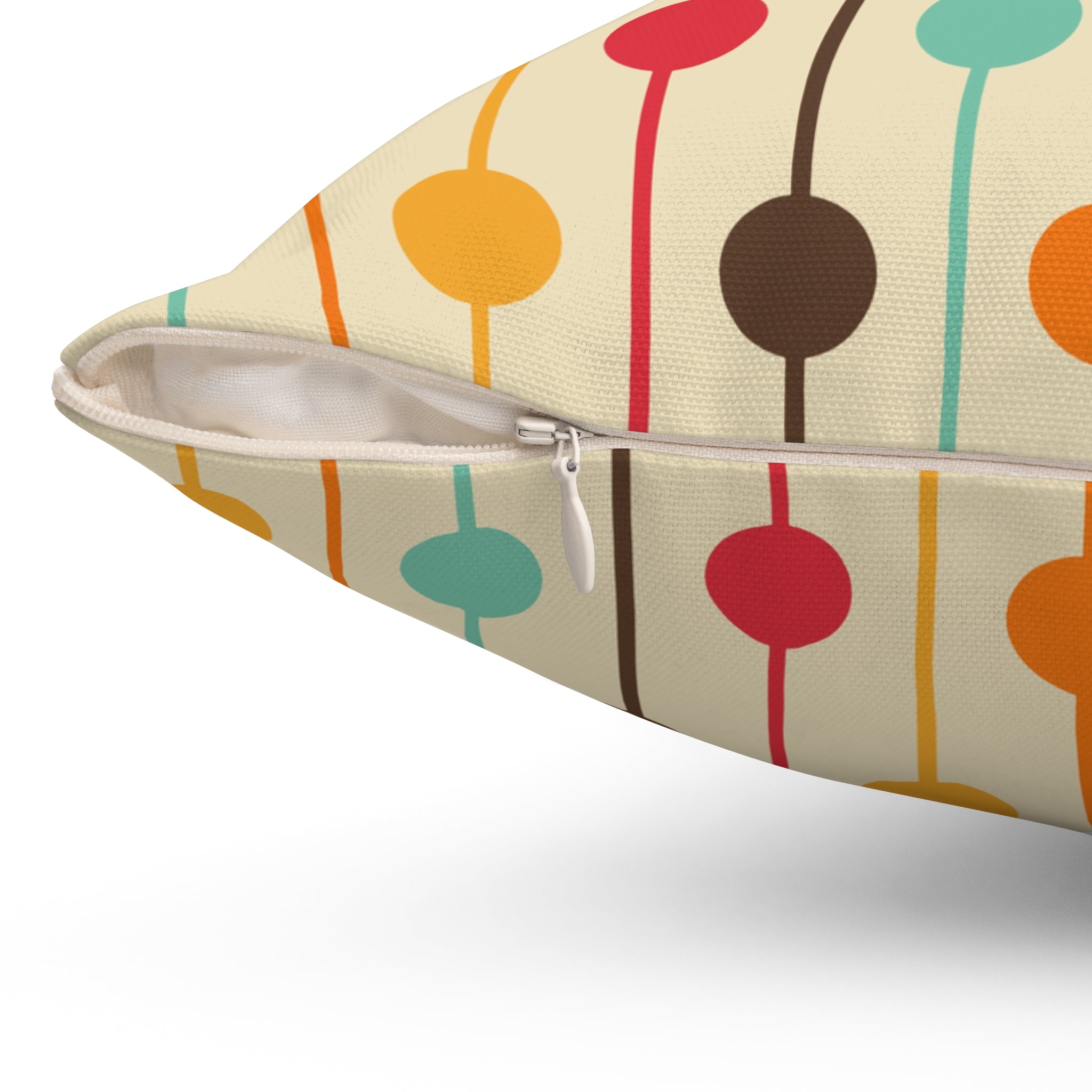 Mid-Century Cat Eyes Retro Throw Pillow