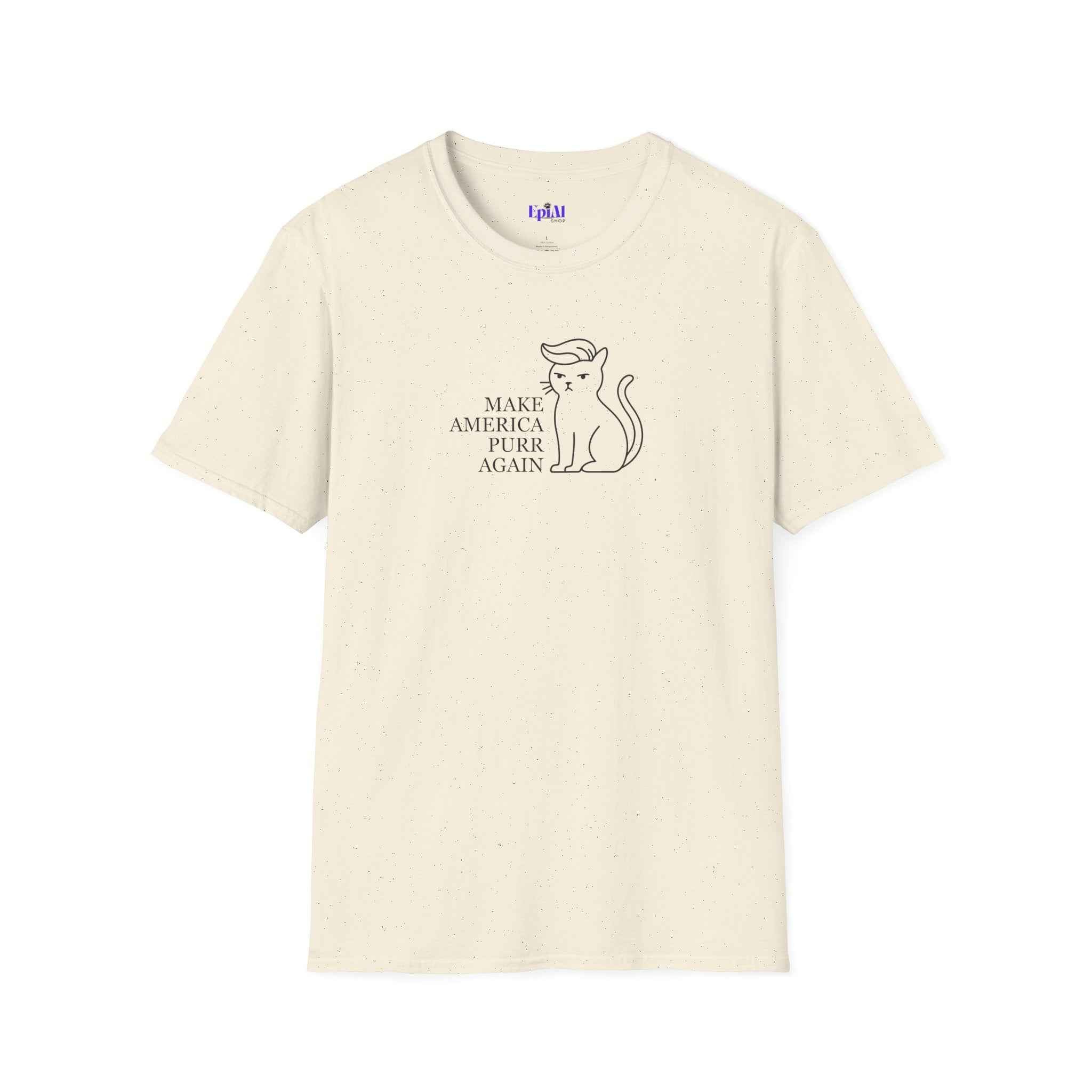Make America Purr Again T-Shirt – Funny Cat Parody Tee