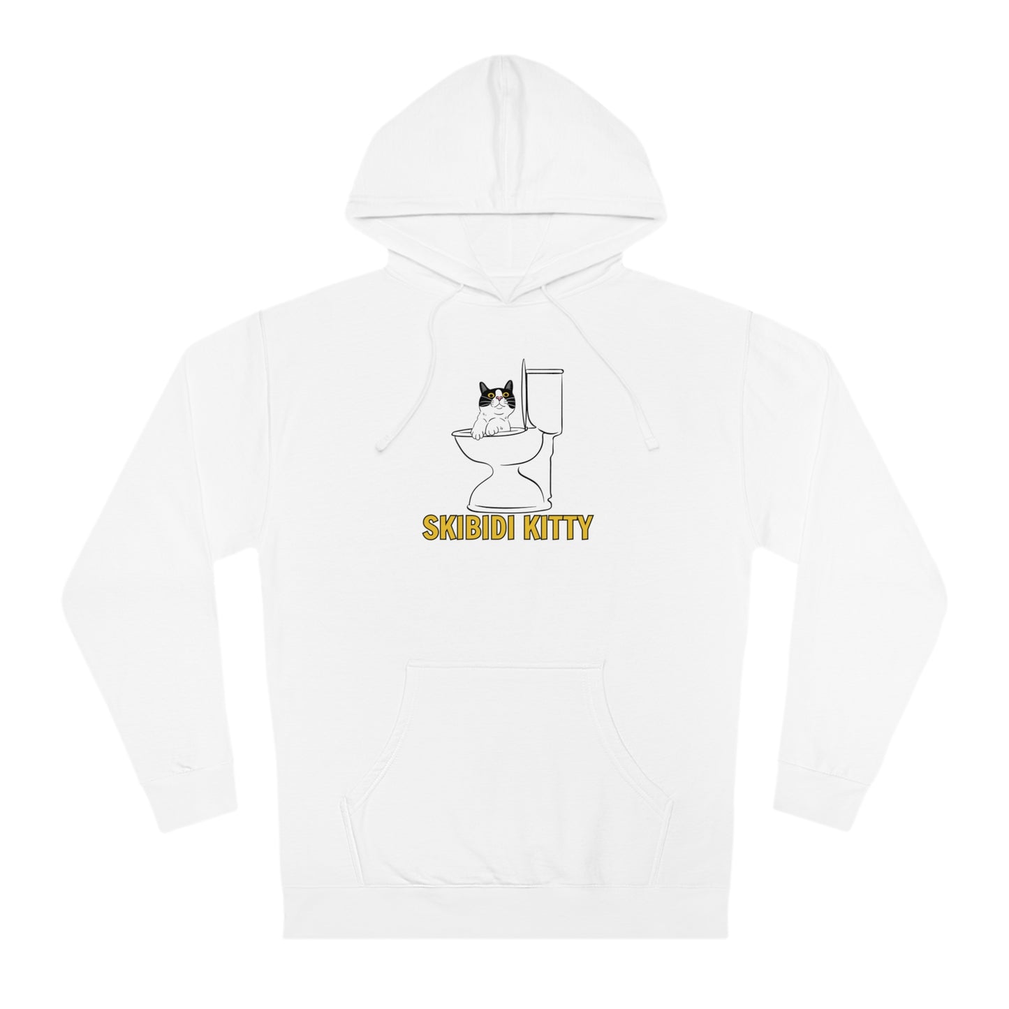 Skibidi Kitty Unisex Hooded Sweatshirt