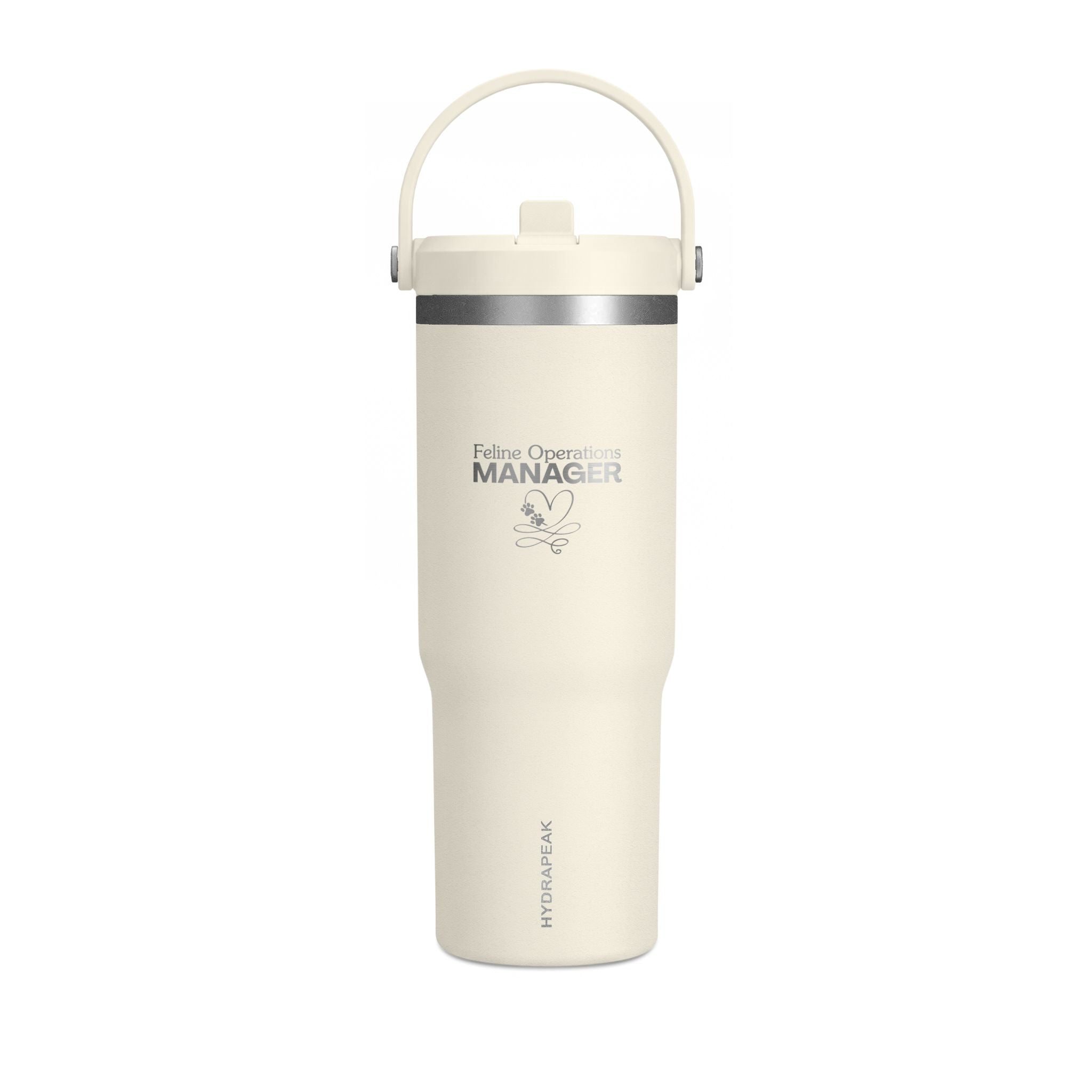 Feline Operations Manager Engraved 32 oz Insulated Tumbler