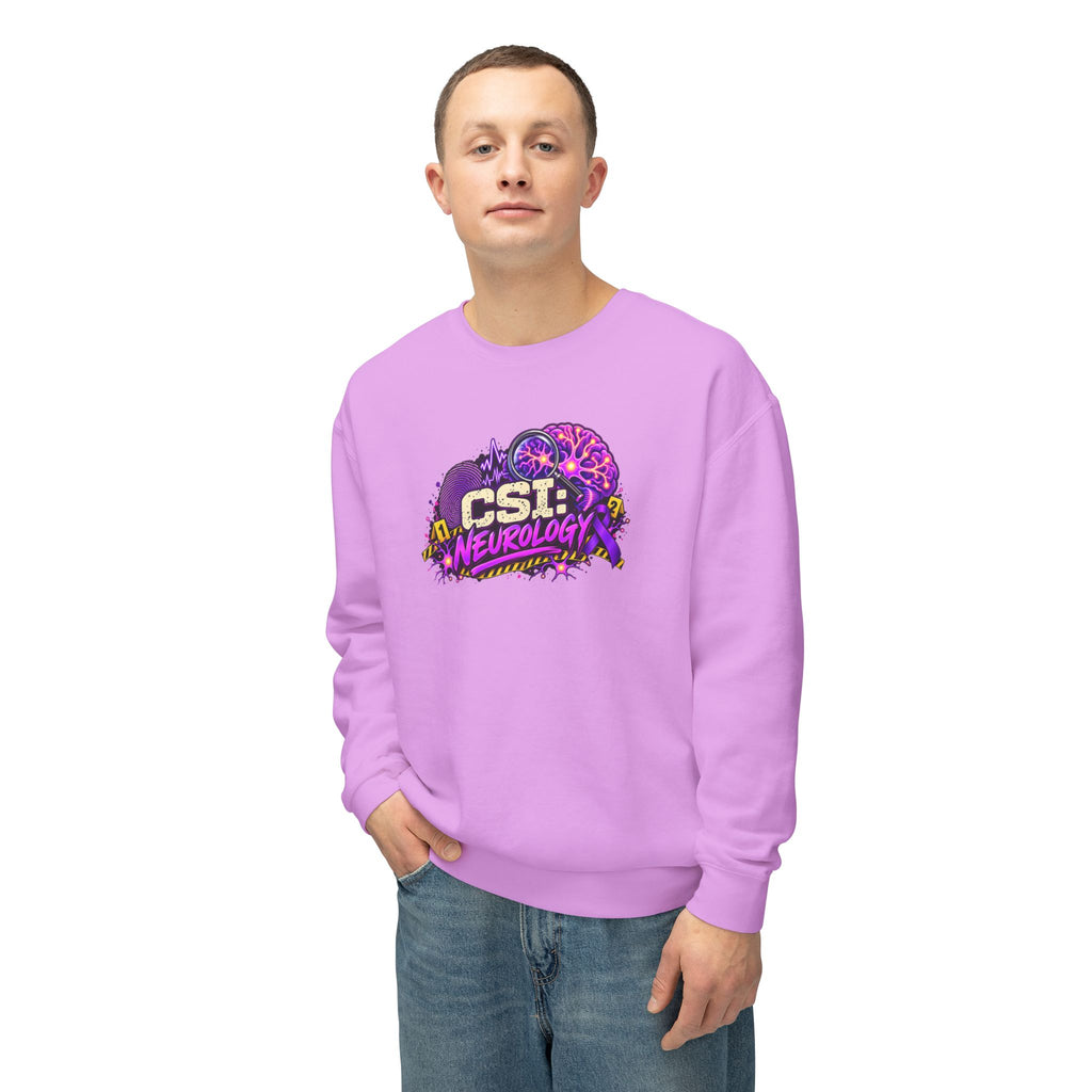 CSI: Neurology Epilepsy Awareness Lightweight Crewneck Sweatshirt