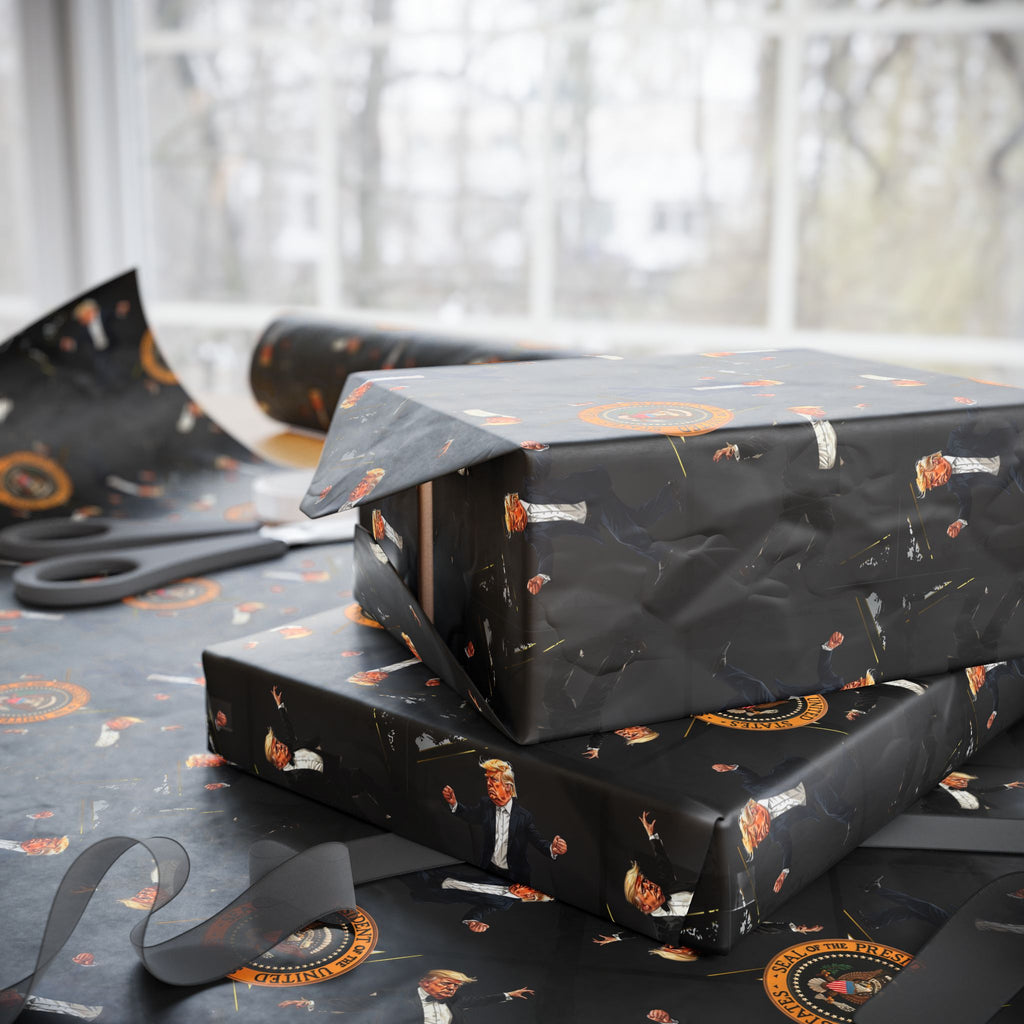 Dancing President Wrapping Paper