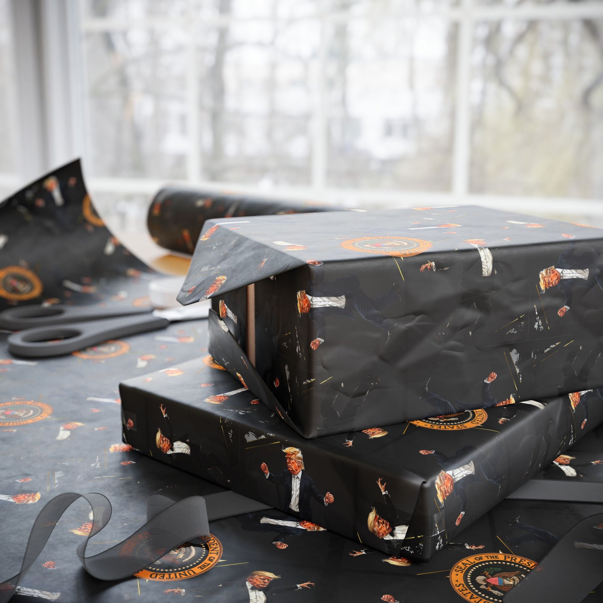Dancing President Wrapping Paper