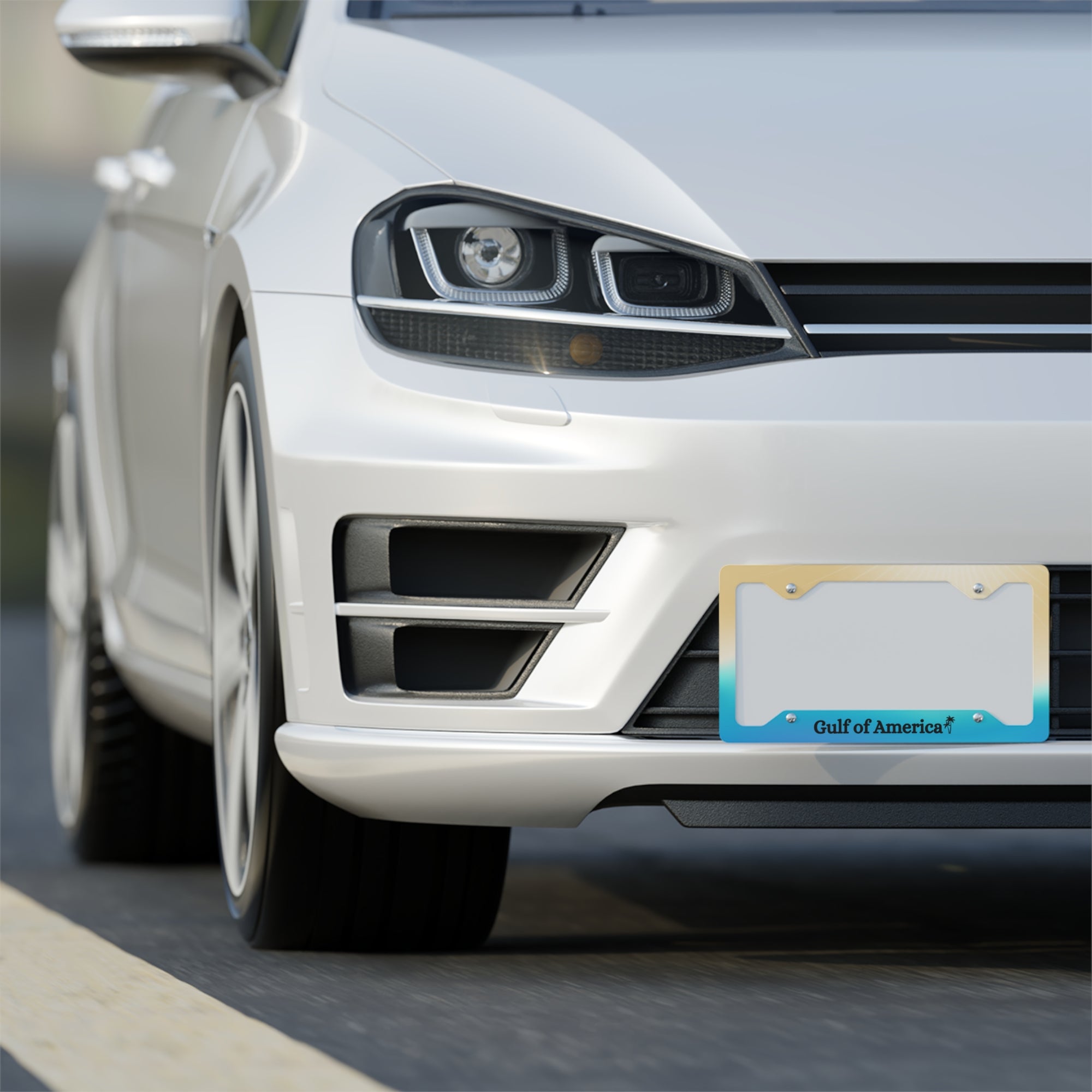 American Gulf Metal License Plate Frame