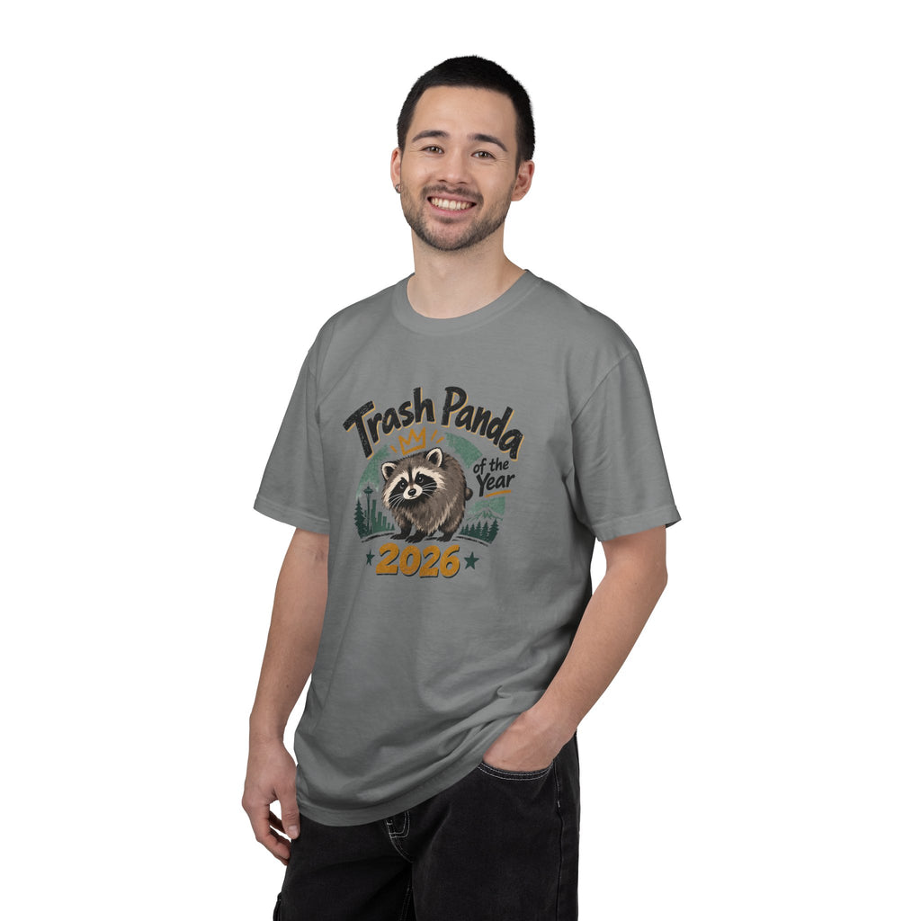 Trash Panda of the Year 2026 Garment-Dyed T-Shirt | Jimothy-Inspired Raccoon Tee